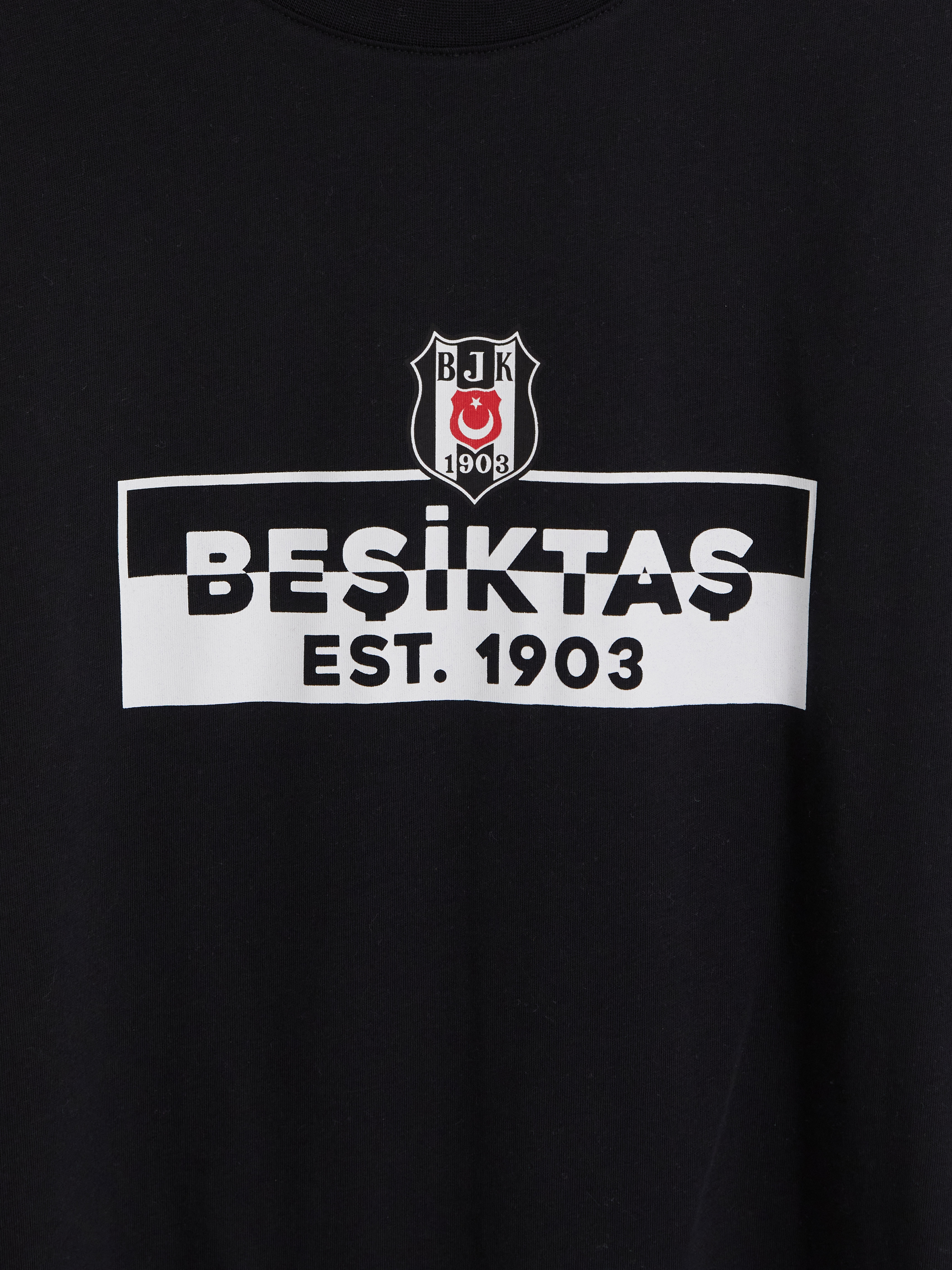 LC WAIKIKI Regular Fit Beşiktaş Baskılı Erkek Pijama Takım görsel 6