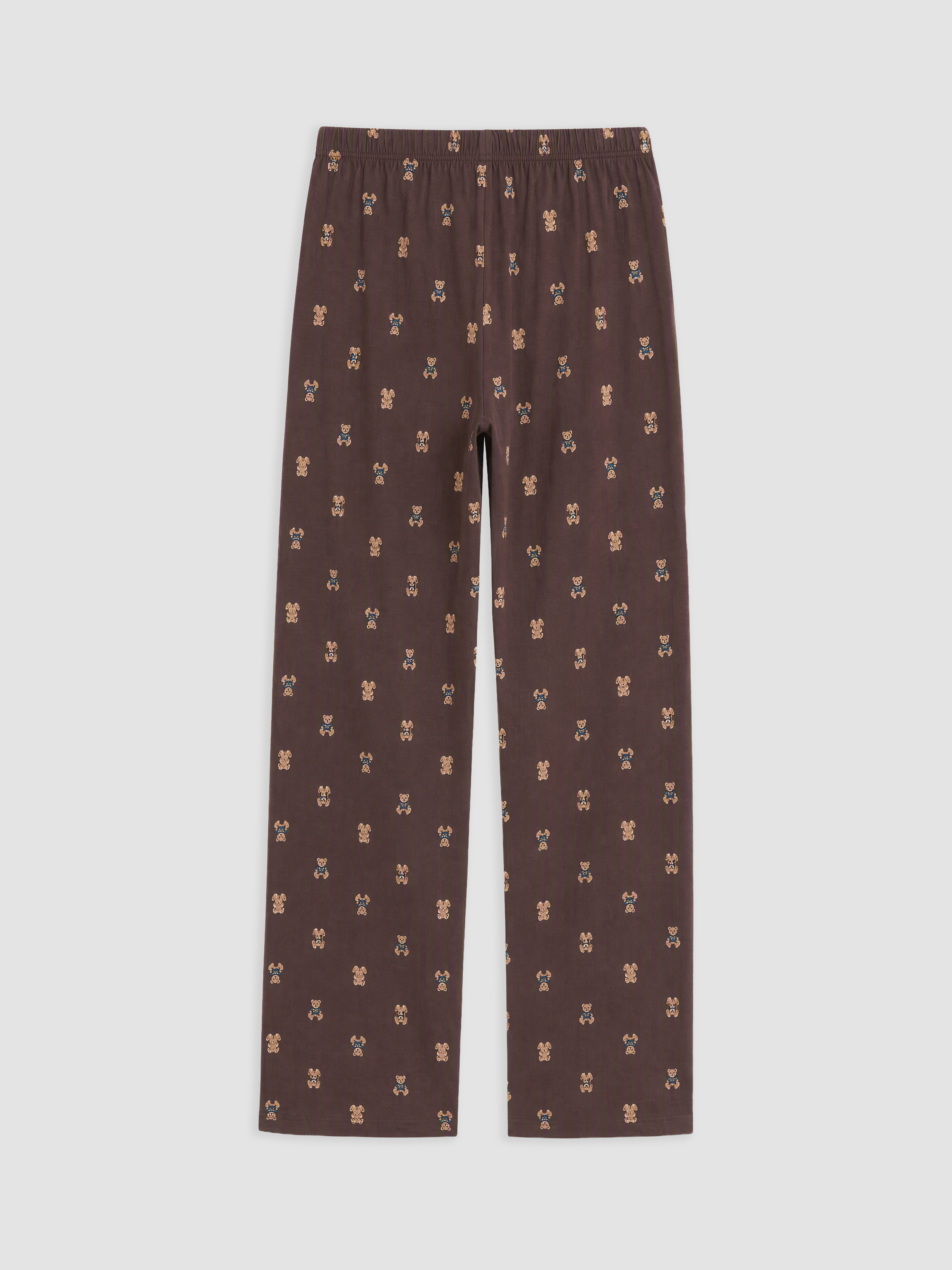 LCW DREAM Bisiklet Yaka Baskılı Kadın Pijama Takım görsel 5