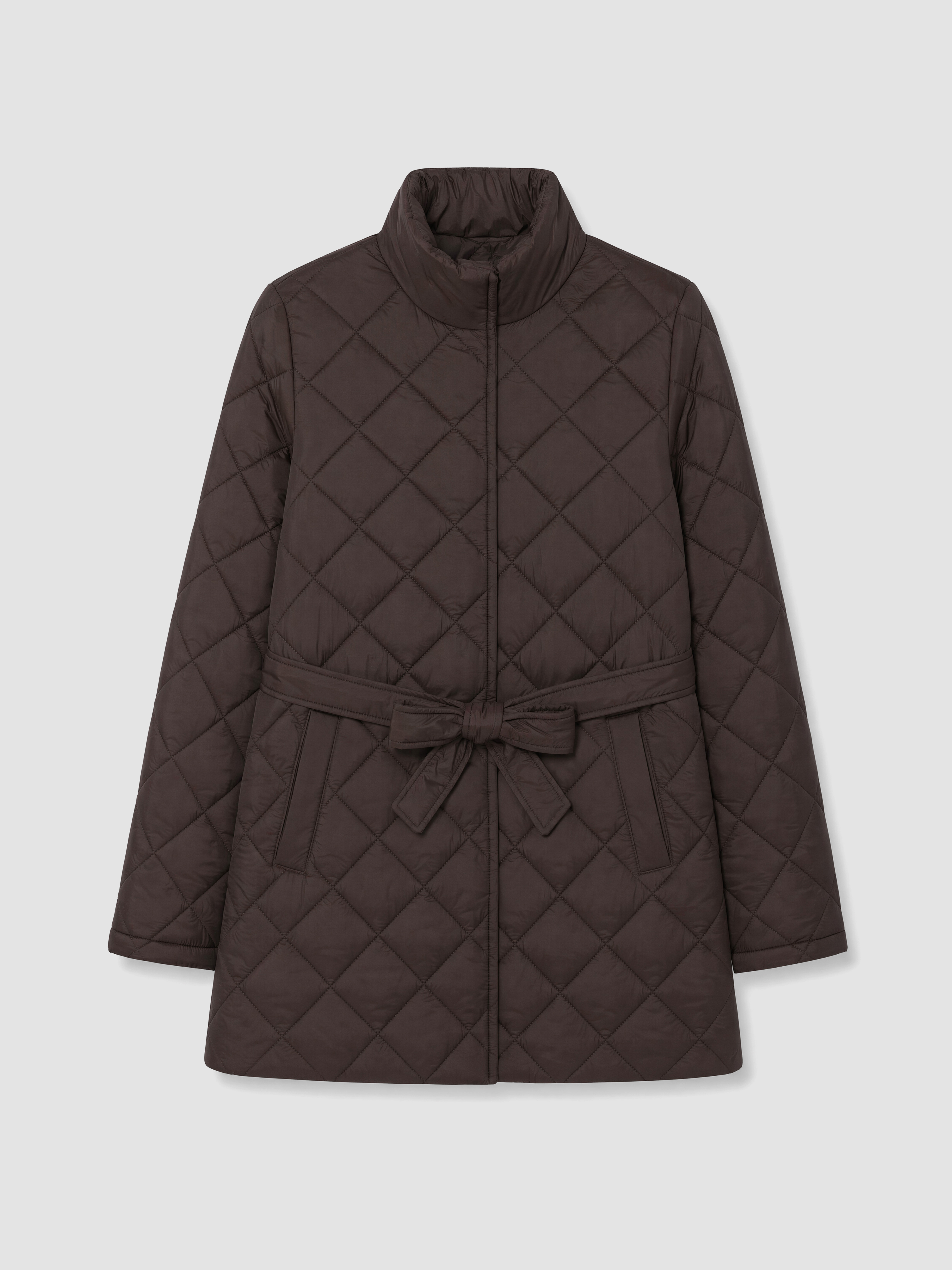 LCW Modest Kuşaklı Kapitoneli Kadın Şişme Mont görsel 5