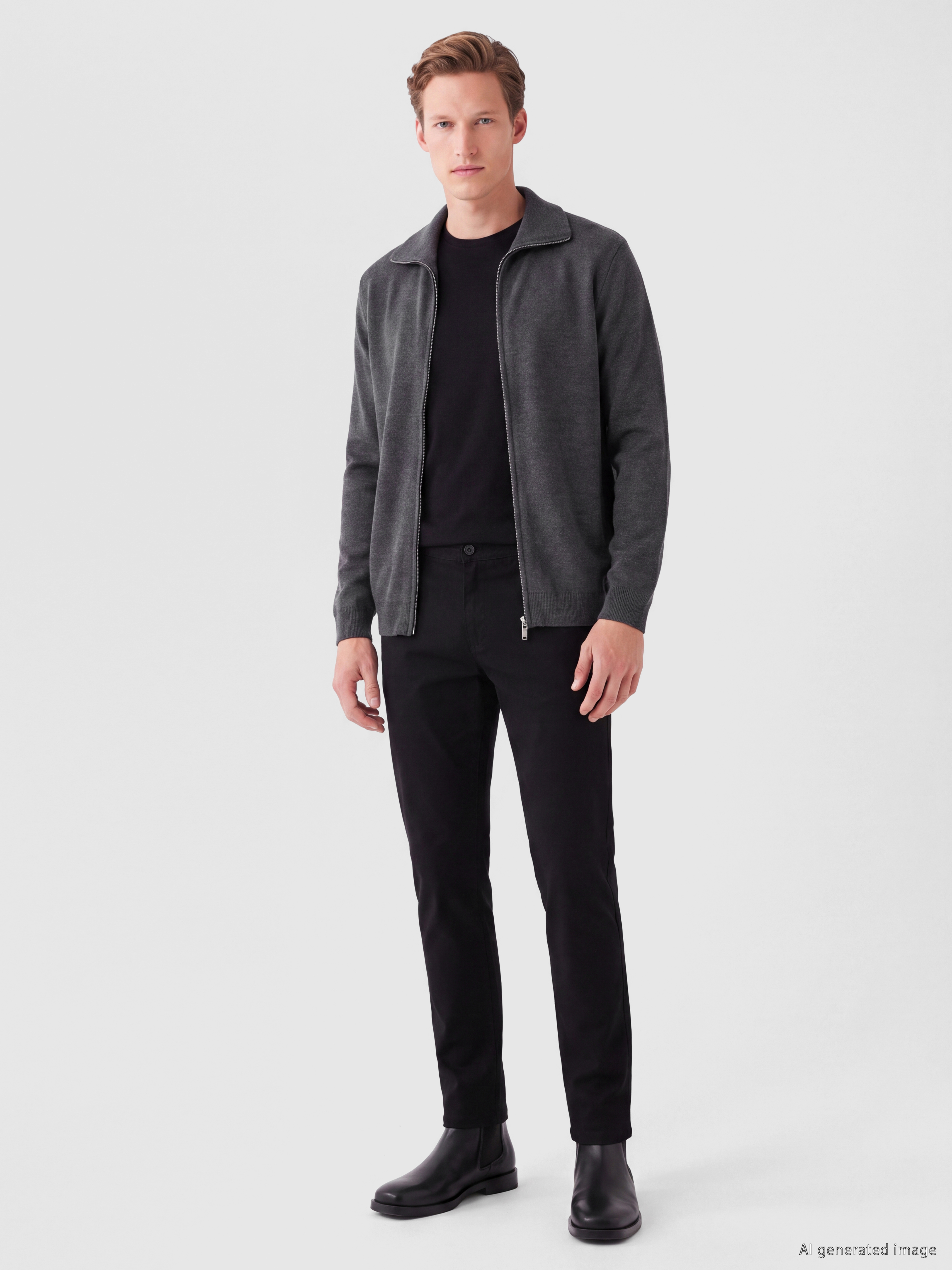SOUTHBLUE Regular Fit Erkek Triko Hırka görsel 2
