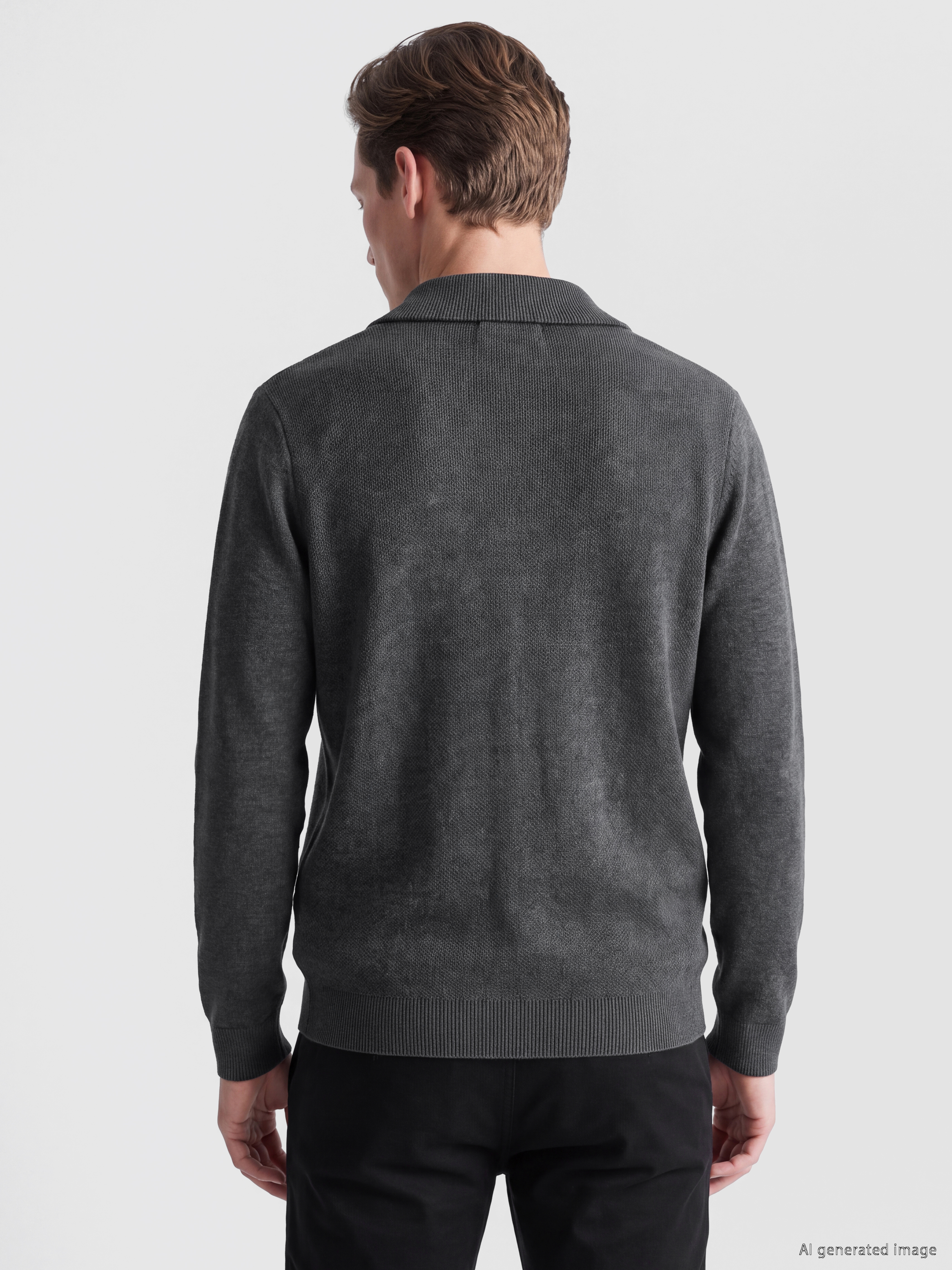 SOUTHBLUE Regular Fit Erkek Triko Hırka görsel 4