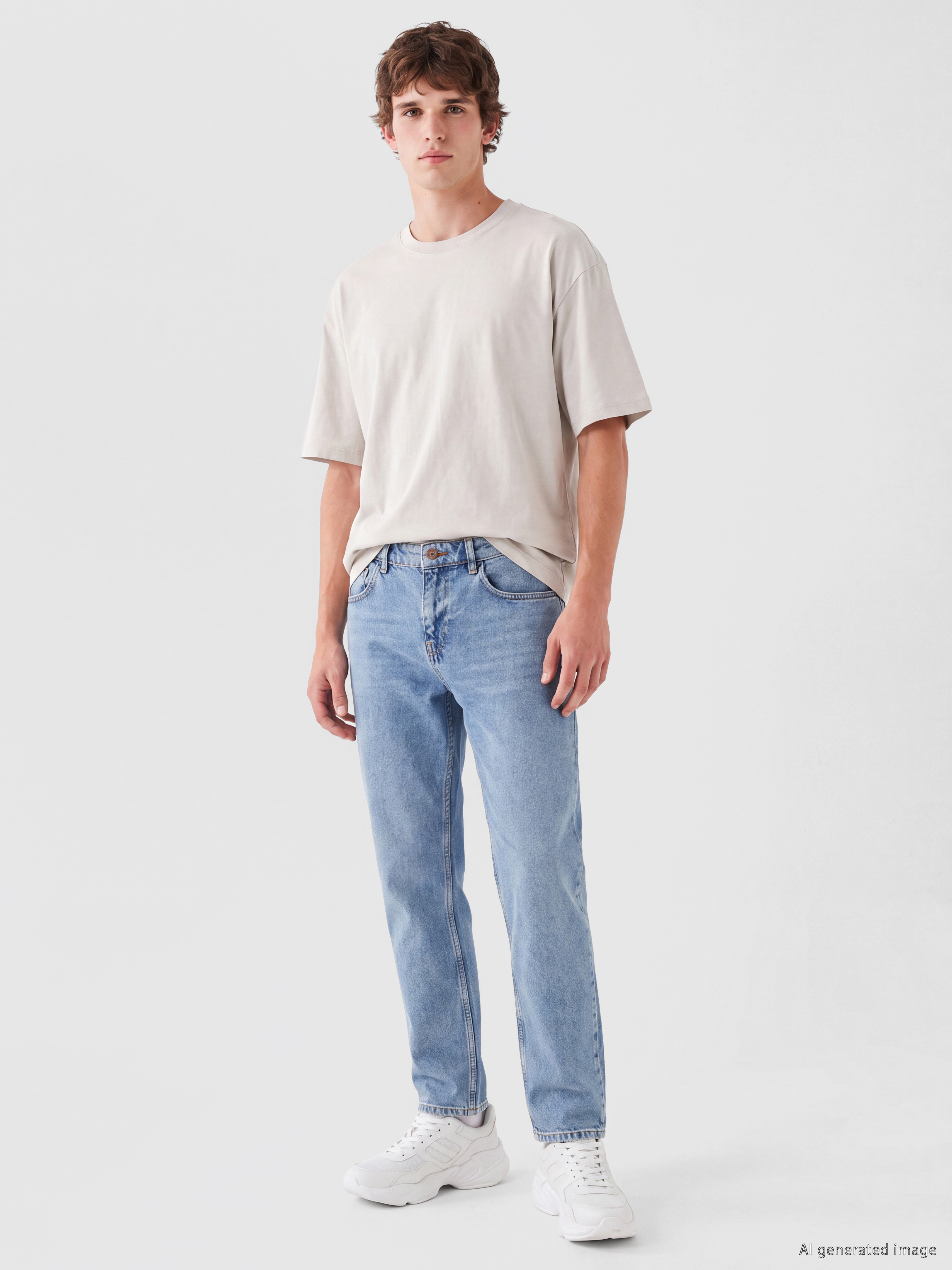 LCW Jeans 745 Baggy Fit Erkek Jean Pantolon görsel 2