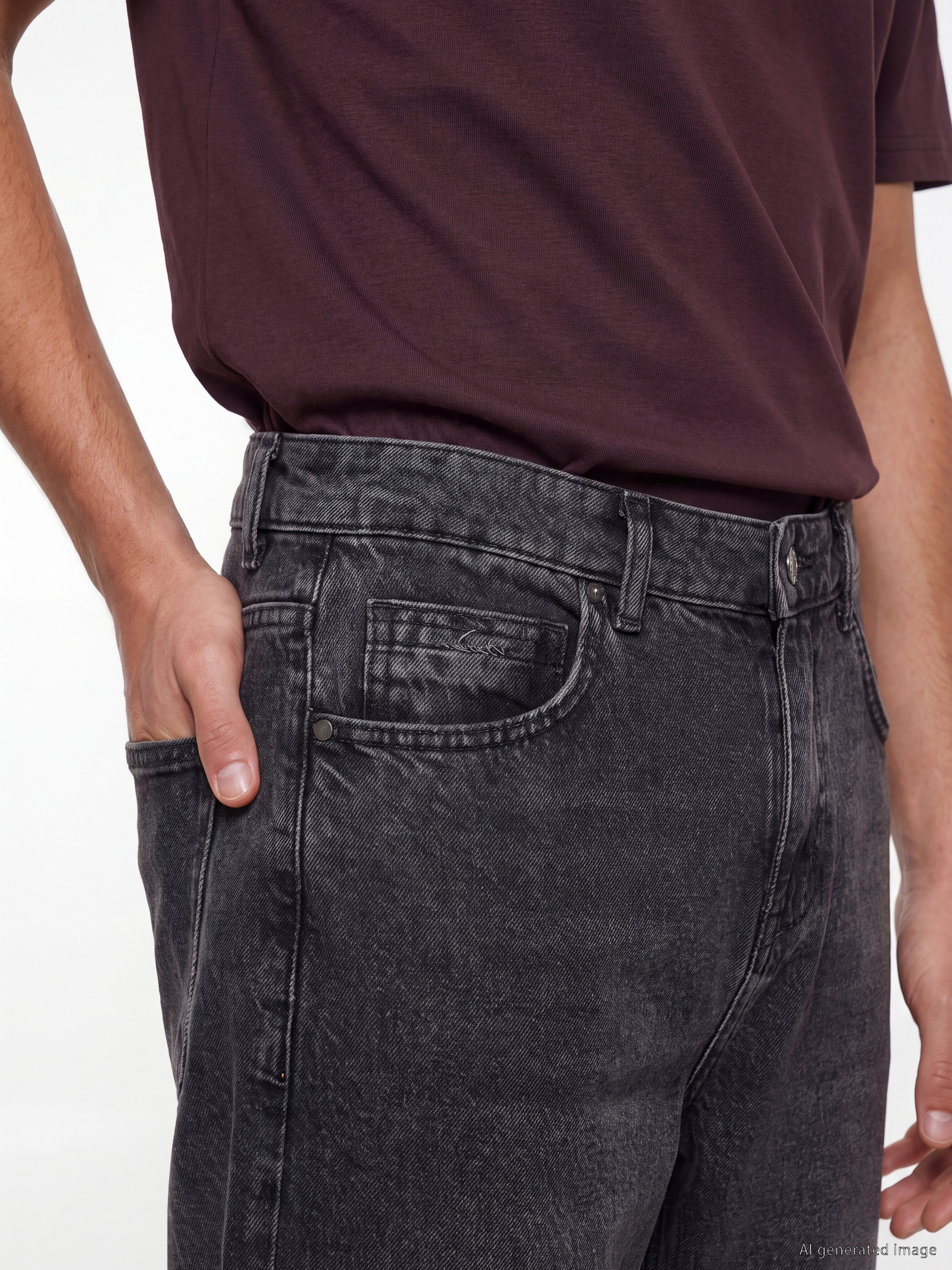 LCW Jeans 745 Baggy Fit Erkek Jean Pantolon görsel 3