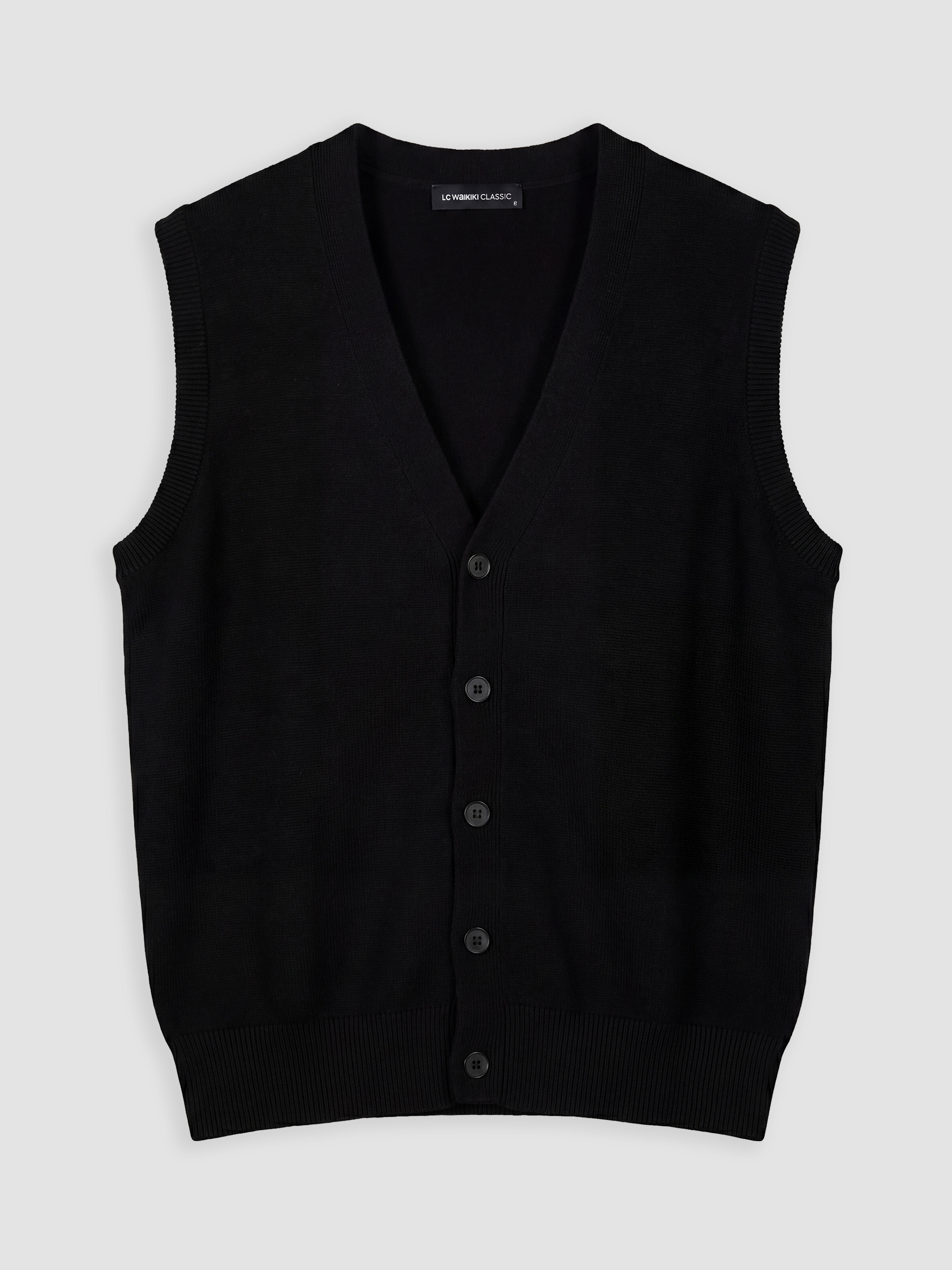 LCWAIKIKI Classic Regular Fit V Yaka Erkek Triko Yelek görsel 5