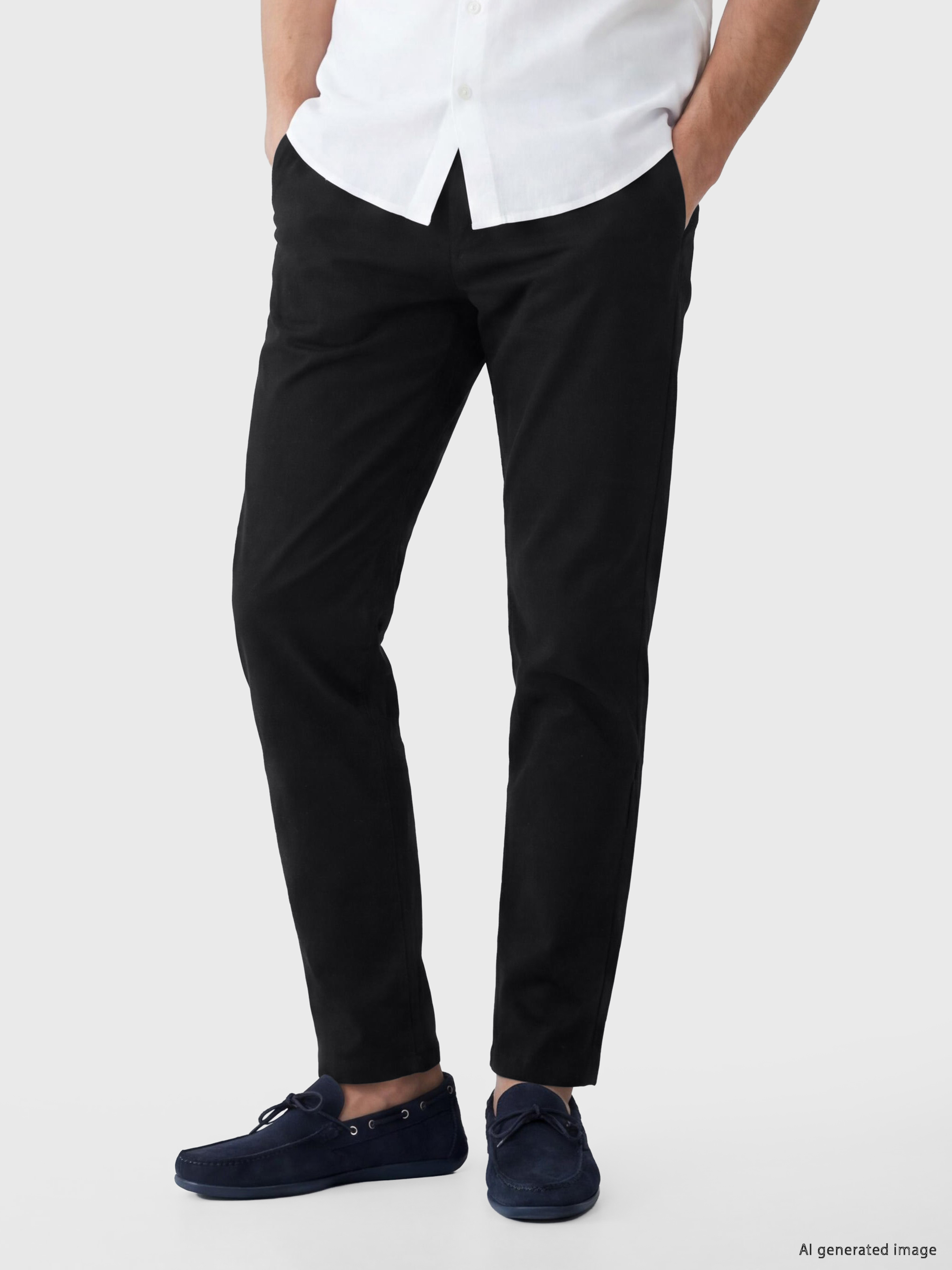 LCWAIKIKI Classic Slim Fit Erkek Chino Pantolon görsel 2