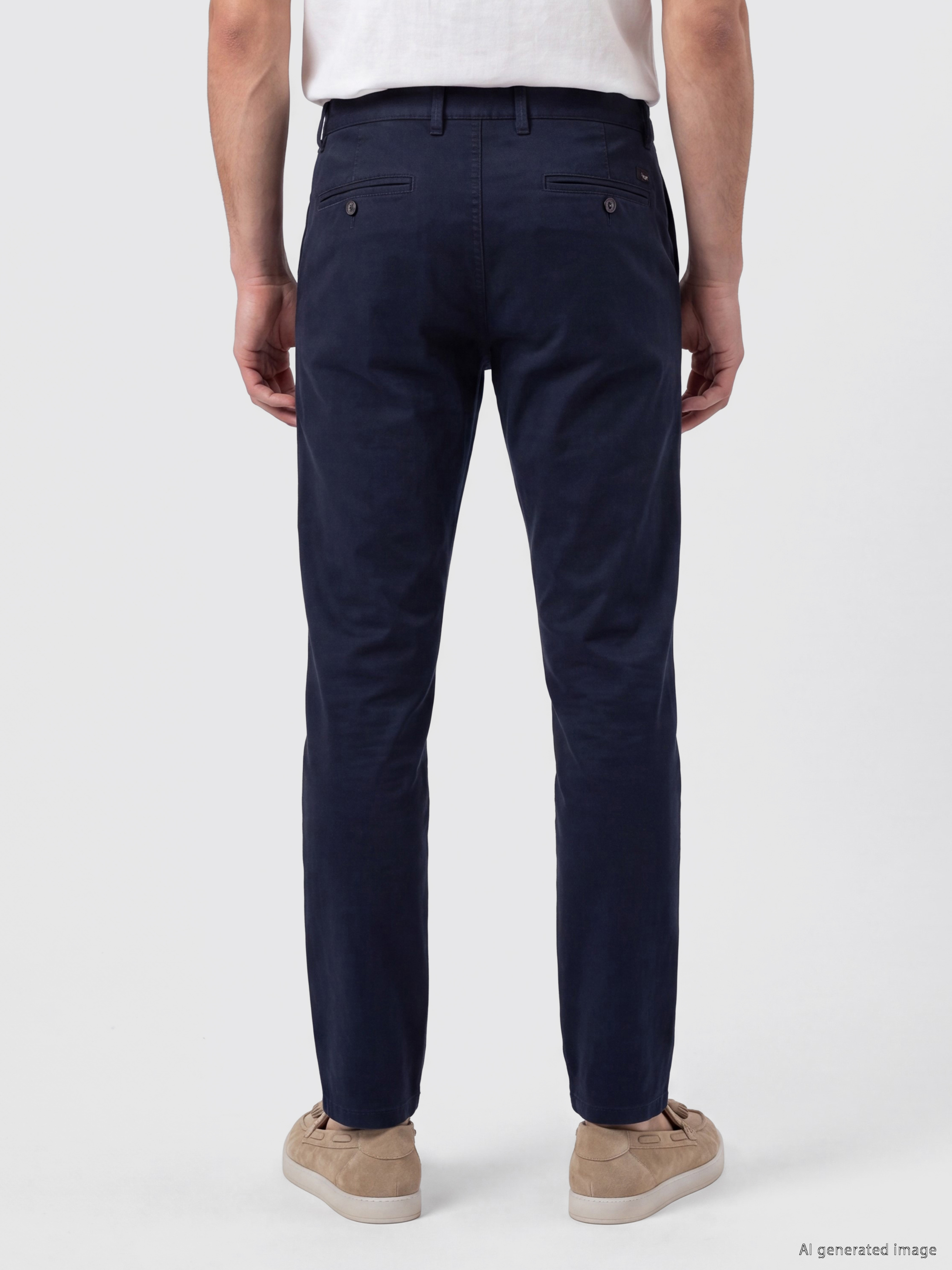 LCWAIKIKI Classic Dar Kalıp Erkek Chino Pantolon görsel 3