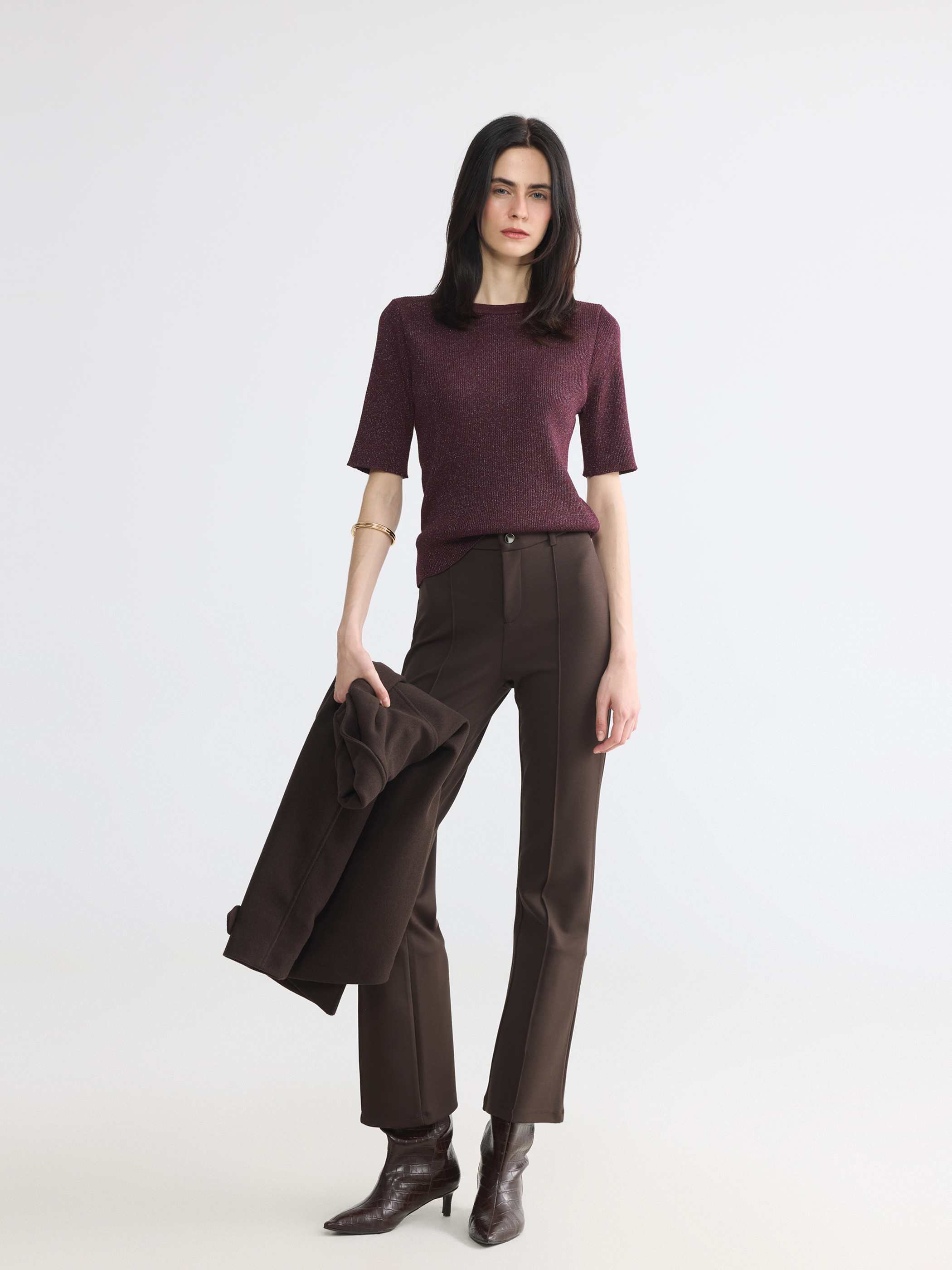 LCWAIKIKI Classic Dar Fit İspanyol Paça Kadın Pantolon