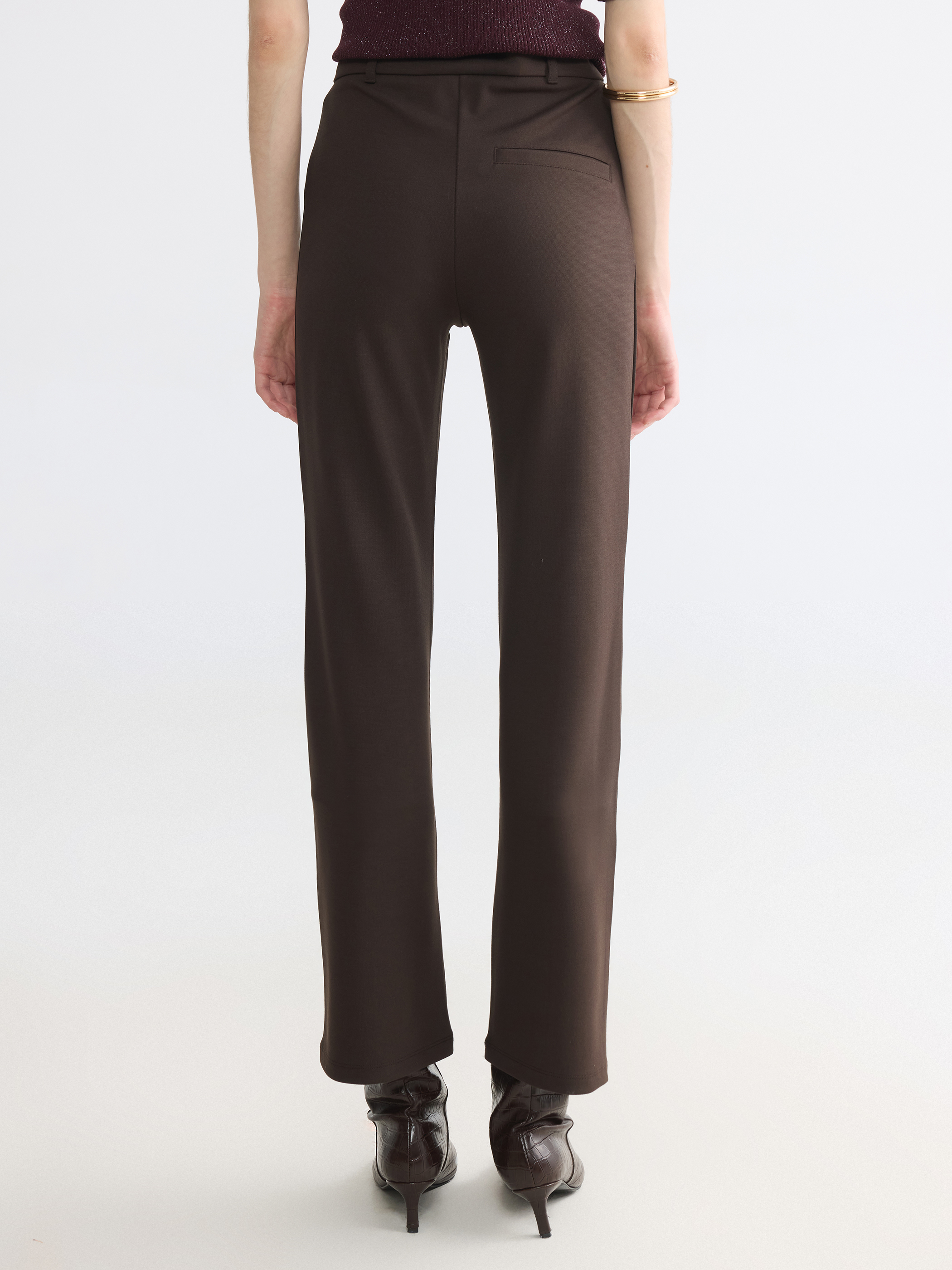 LCWAIKIKI Classic Dar Fit İspanyol Paça Kadın Pantolon görsel 4