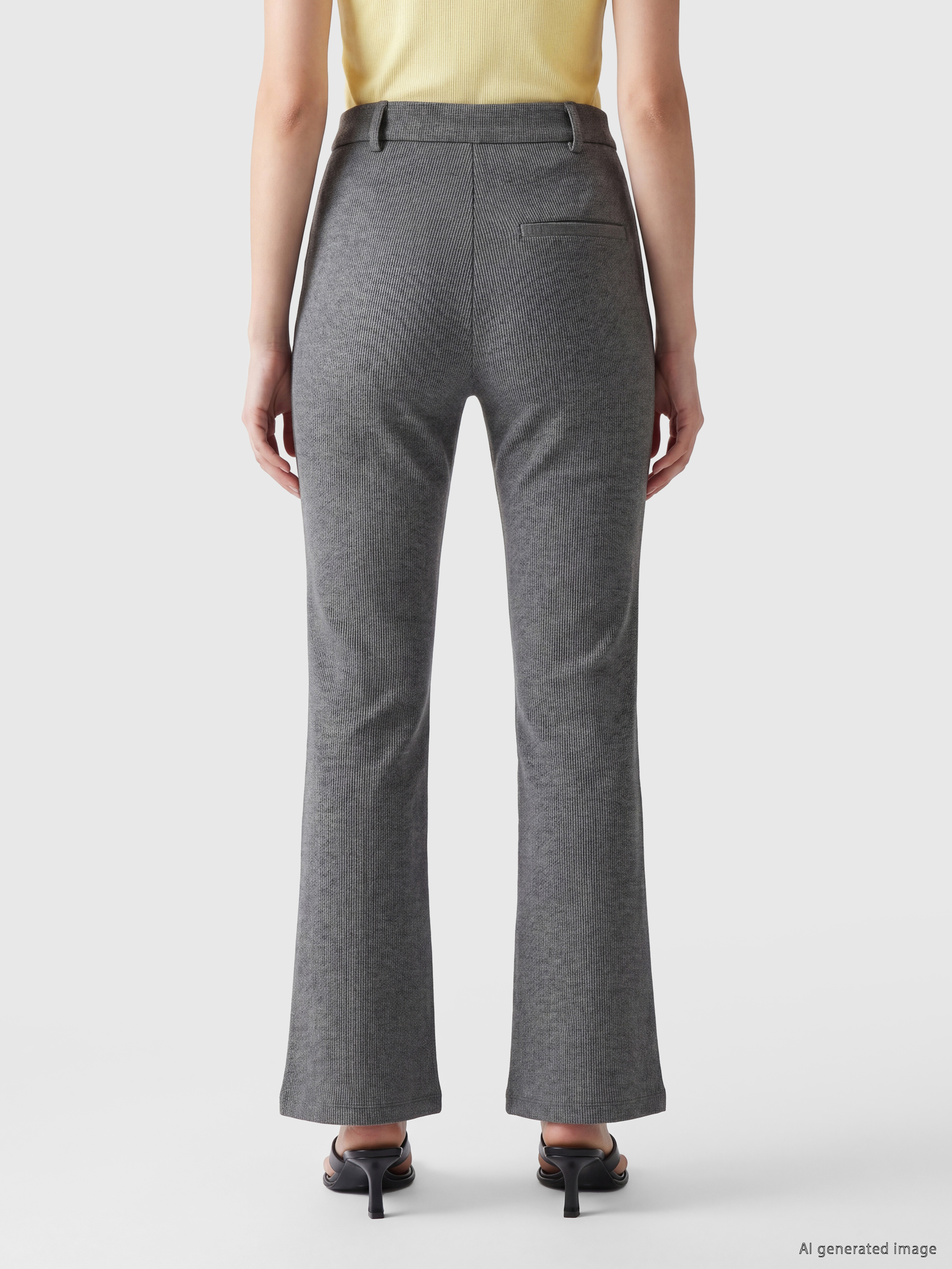 LCWAIKIKI Classic Dar Fit İspanyol Paça Kadın Pantolon görsel 4