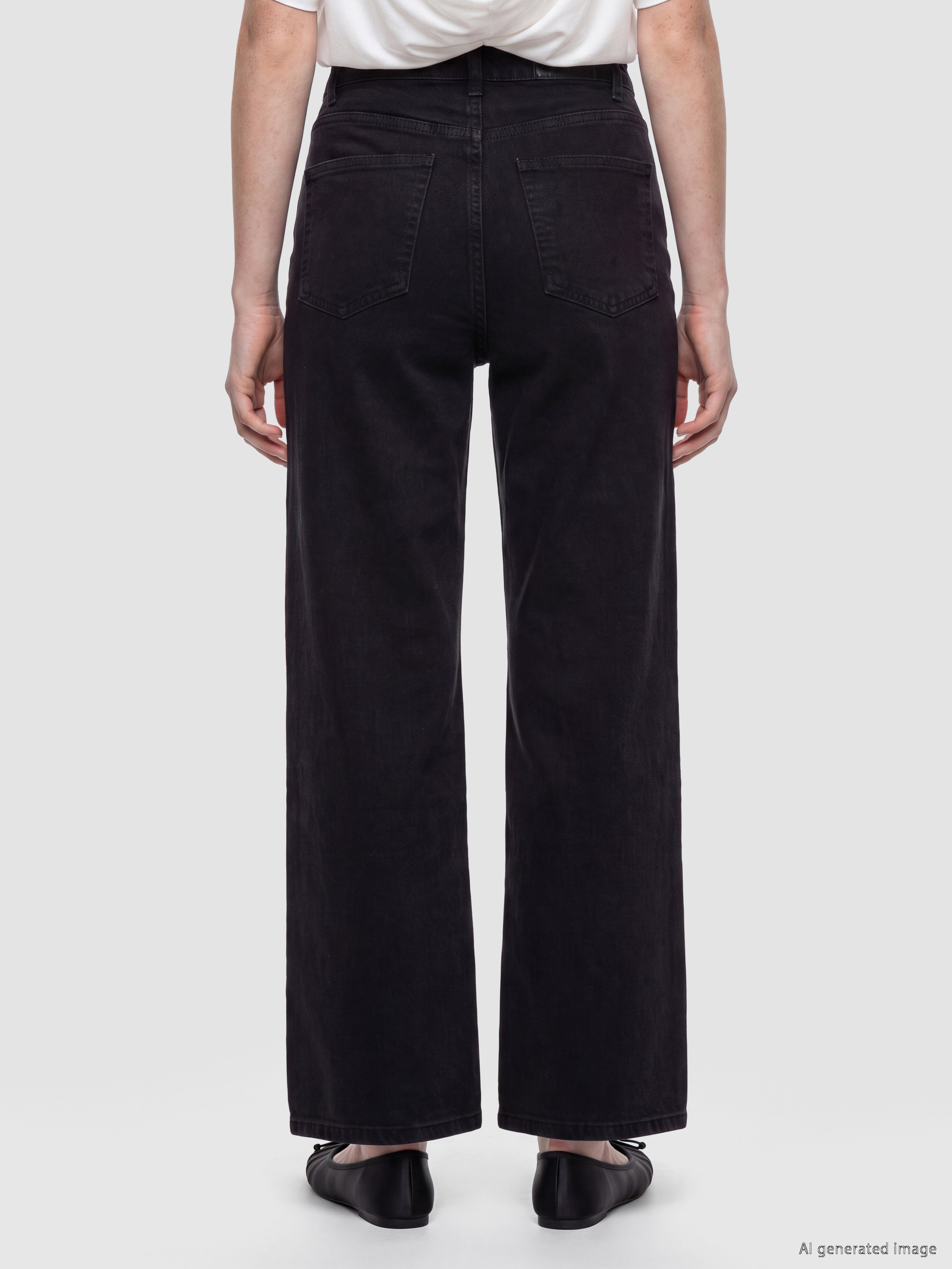XSIDE Wideleg Kadın Jean Pantolon görsel 4