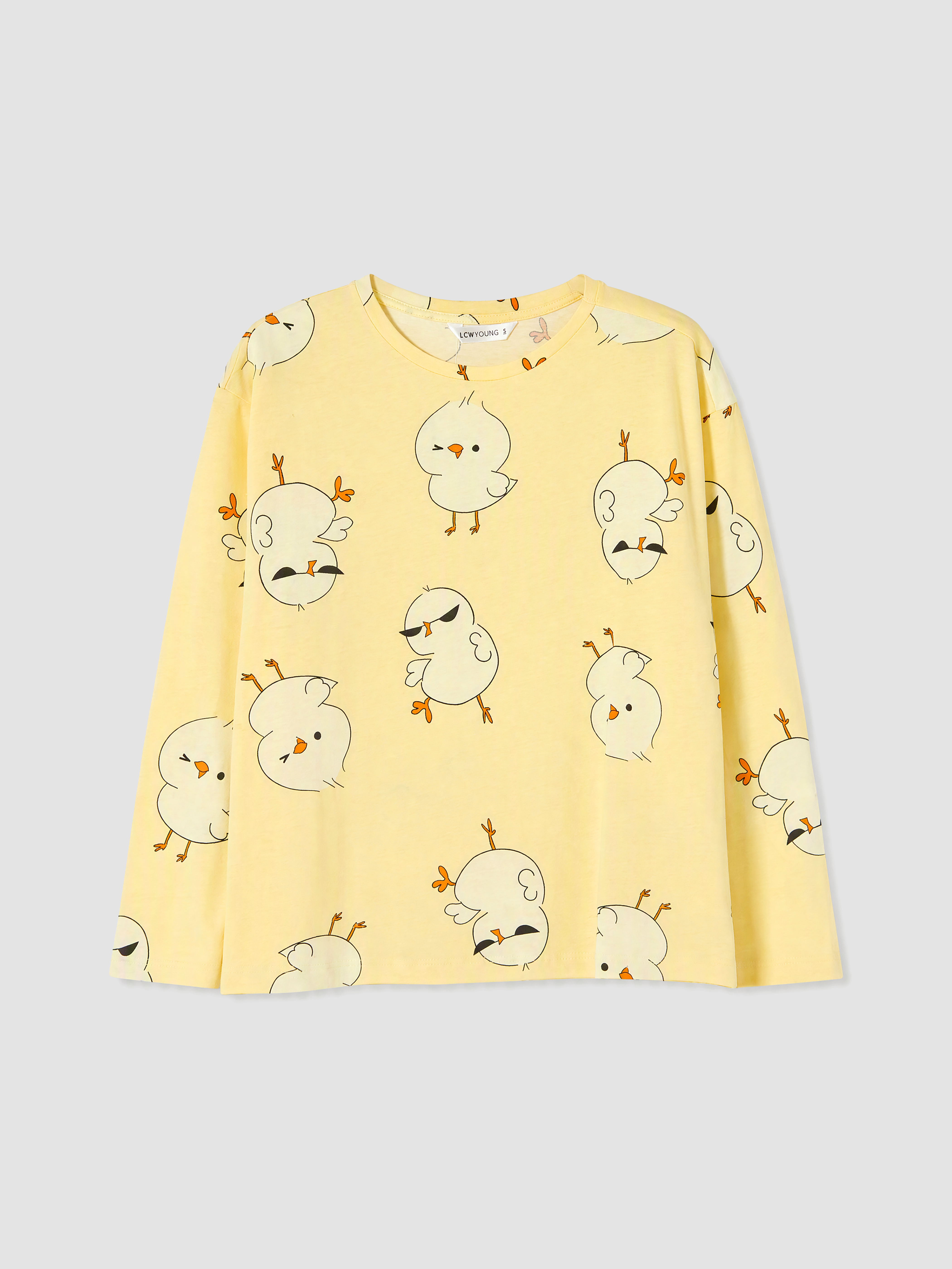 LCW Young Bisiklet Yaka Desenli Pijama Takım görsel 6