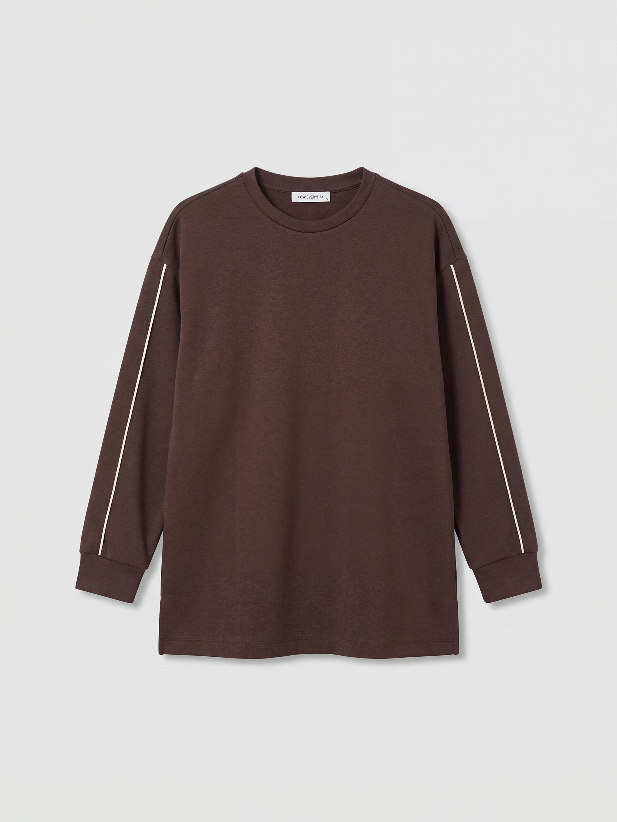 LCW EVERYDAY Soft Touch Oversize Kadın Sweatshirt görsel 5