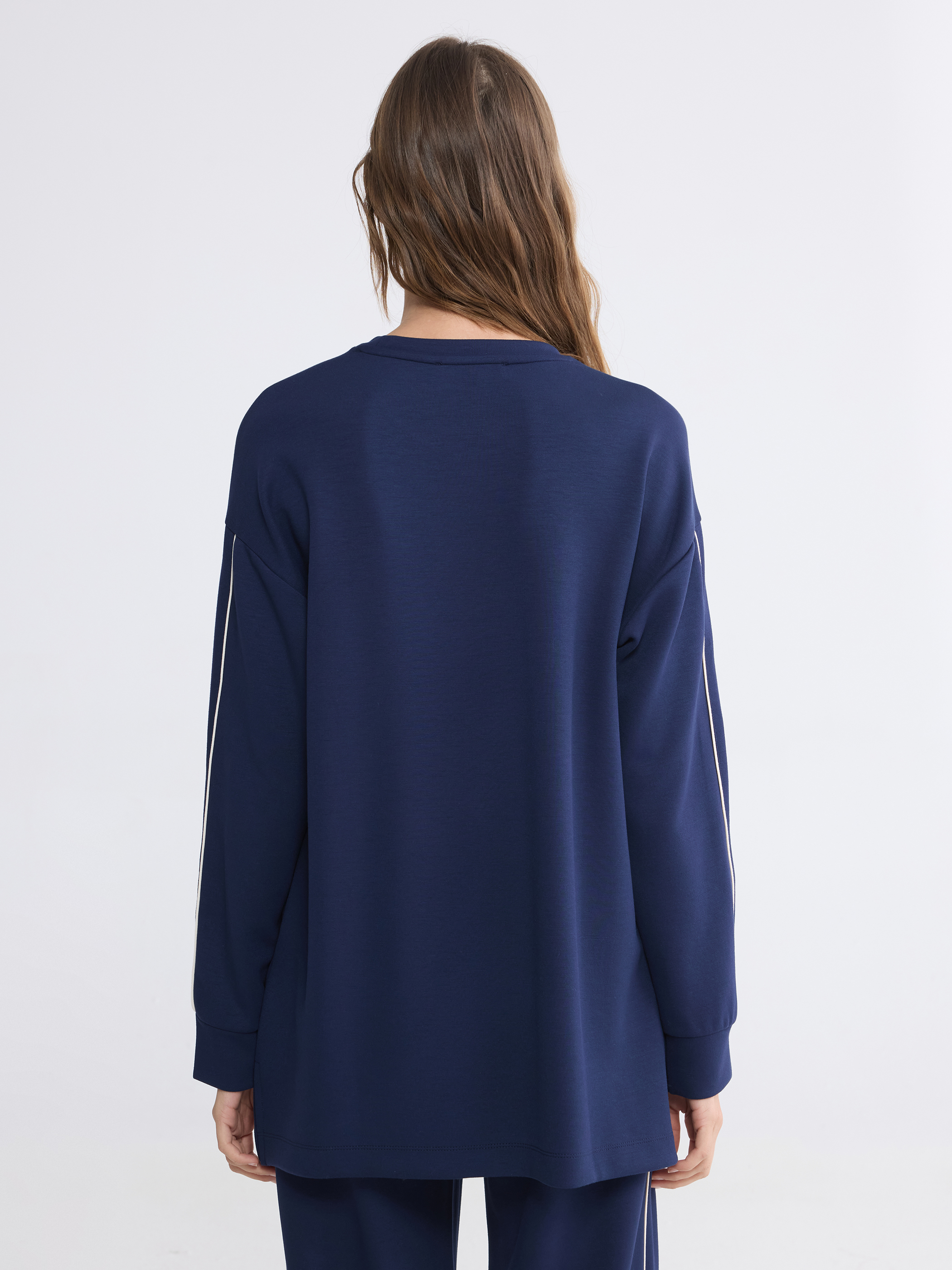LCW EVERYDAY Soft Touch Oversize Kadın Sweatshirt görsel 5