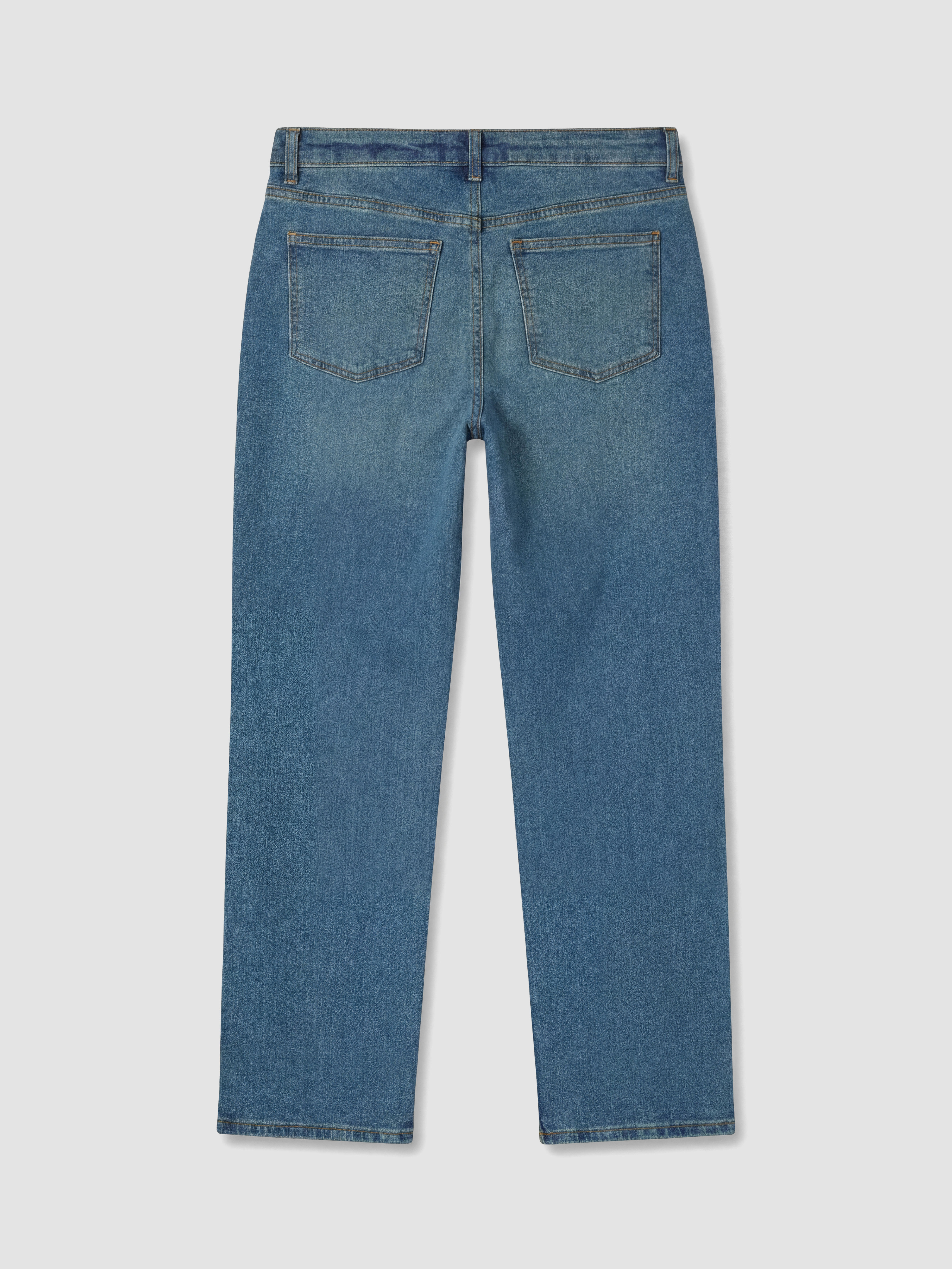 LCW Jeans Yüksek Bel Straight Fit Kadın Jean Pantolon görsel 7
