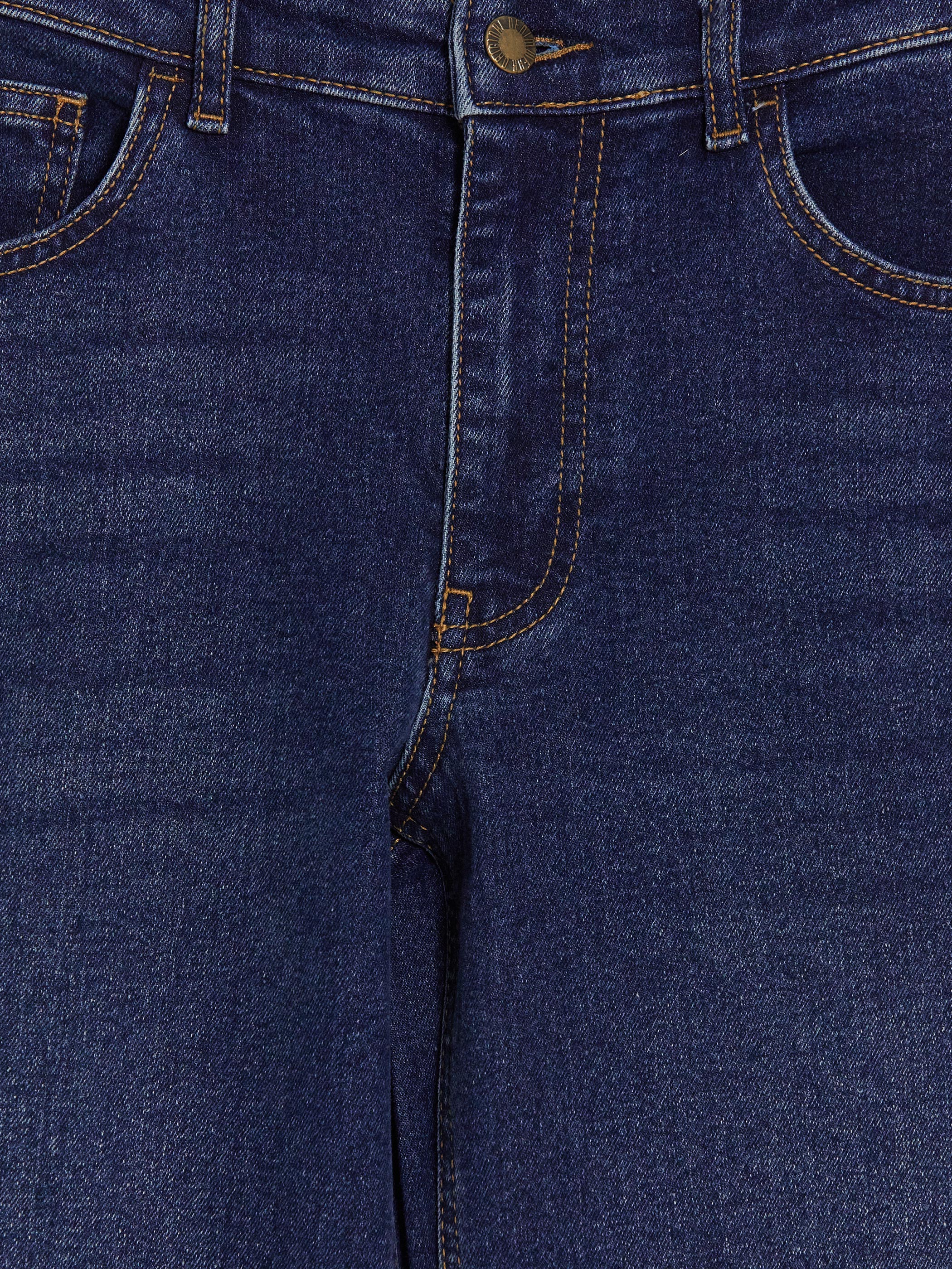LCW Jeans Yüksek Bel Straight Fit Kadın Jean Pantolon görsel 6