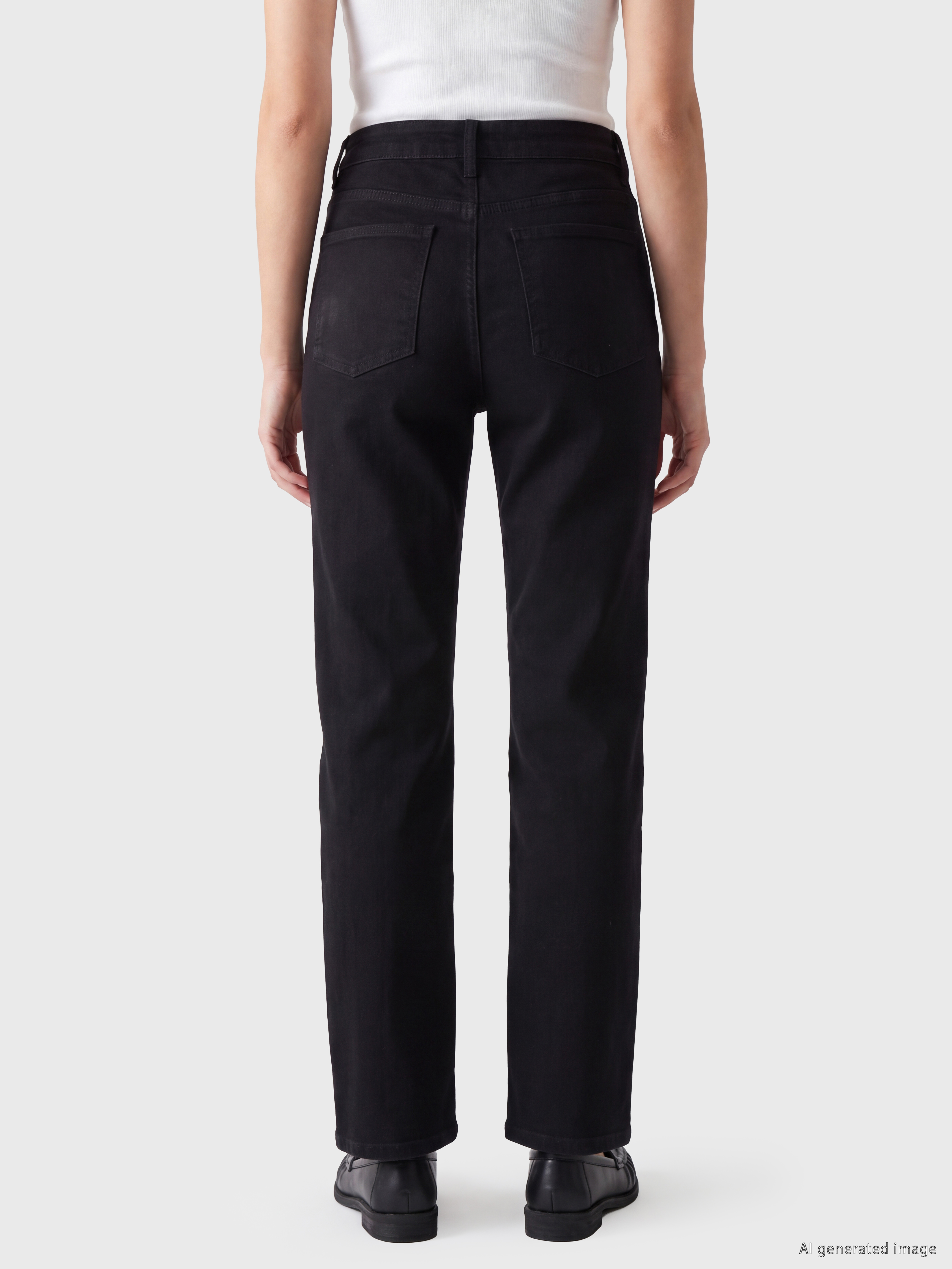 LCW Jeans Straight Fit Kadın Jean Pantolon görsel 4
