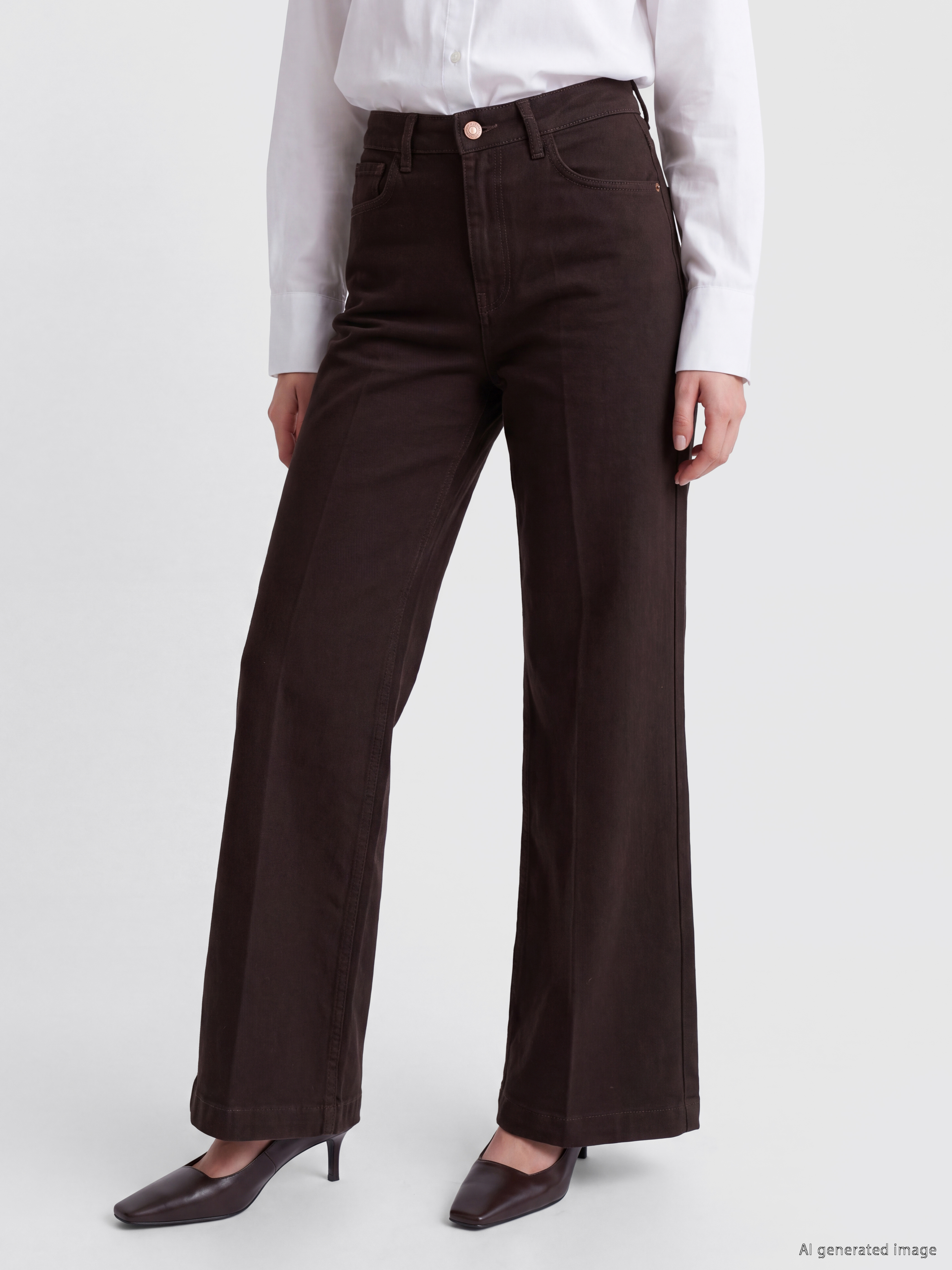 LCW Jeans Wideleg Kadın Jean Pantolon görsel 2