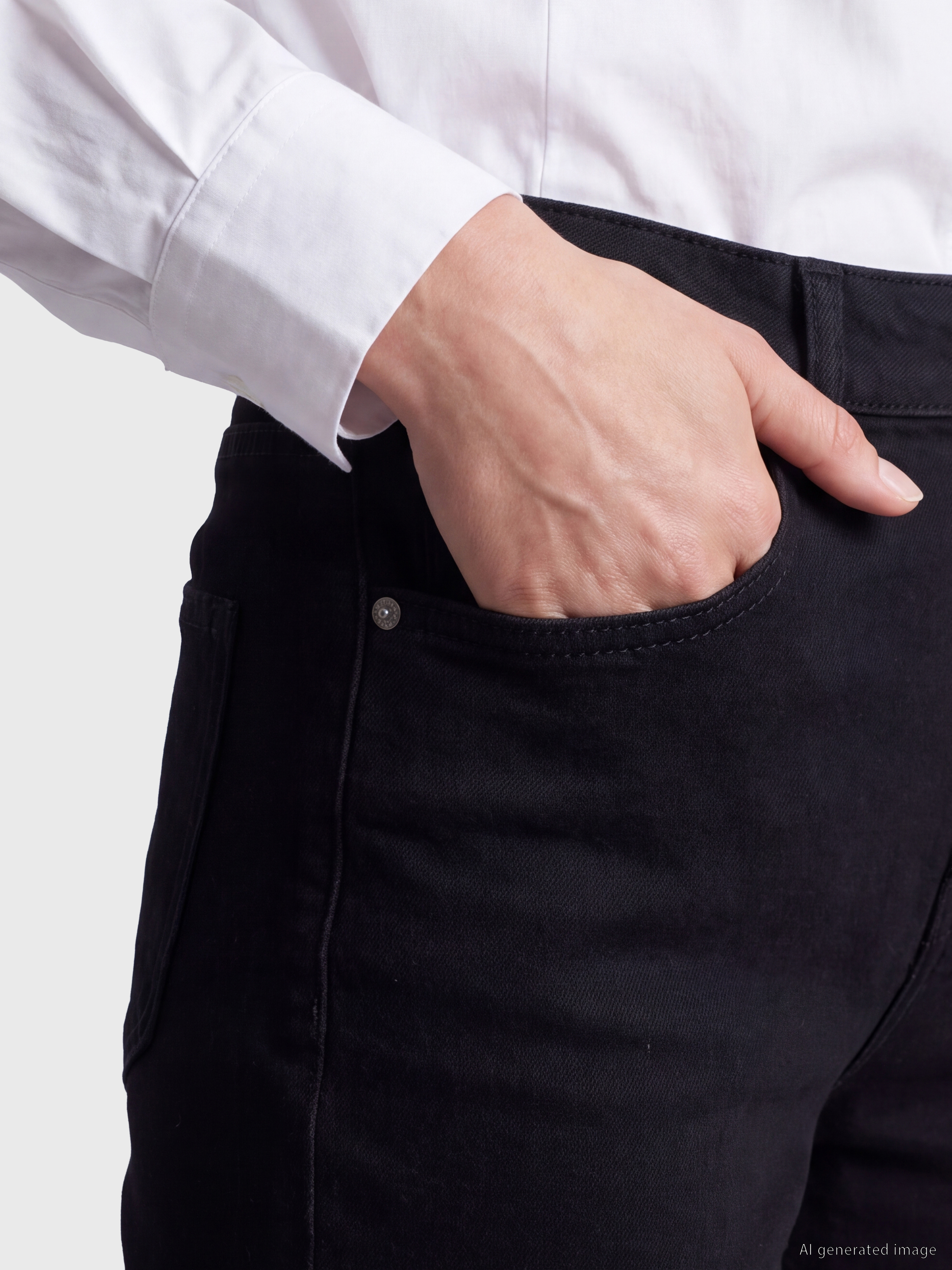 LCW Jeans Yüksek Bel Flare Kadın Jean Pantolon görsel 3