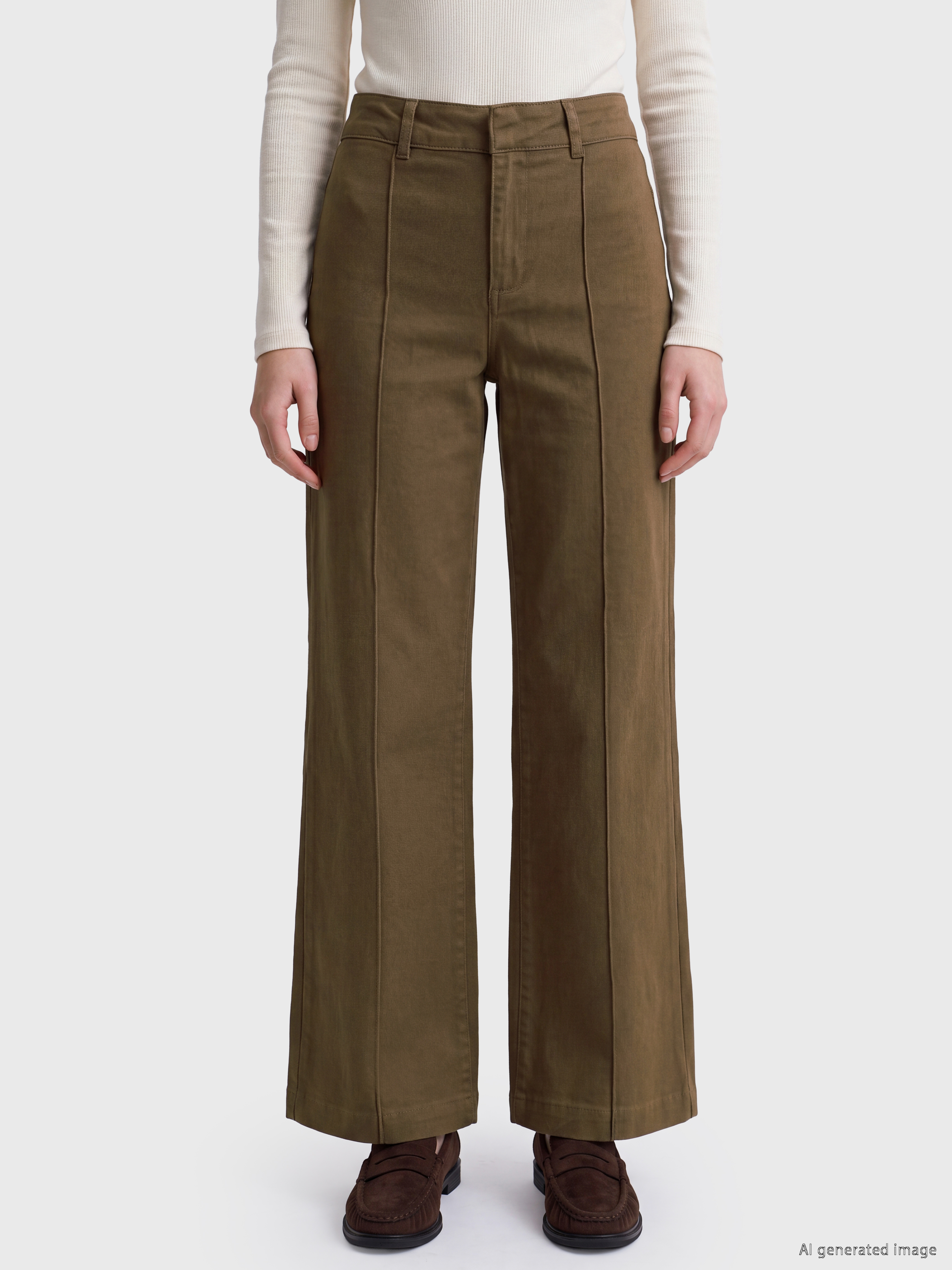 LCW Jeans Culotte Fit Kadın Jean Pantolon görsel 2