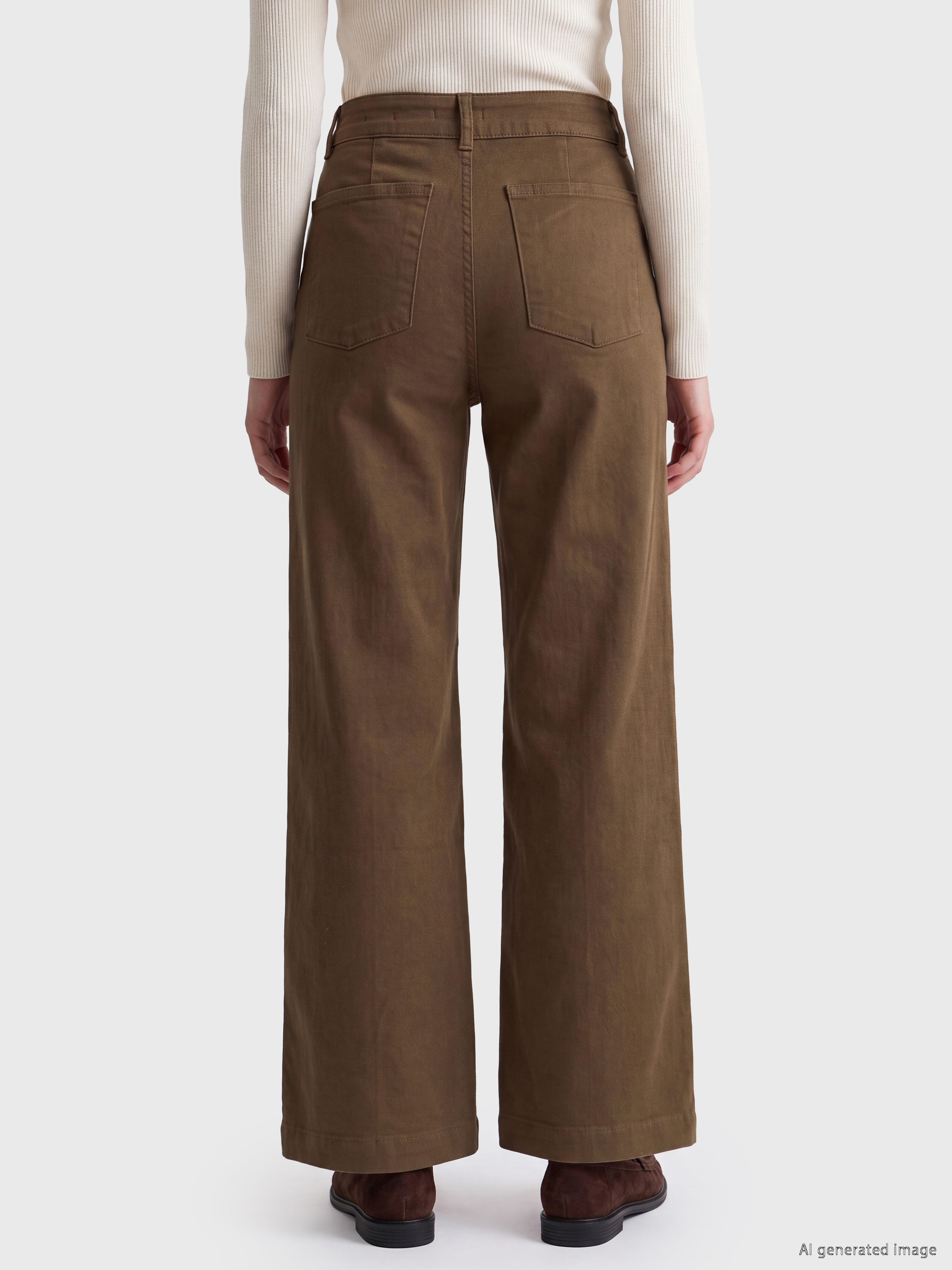 LCW Jeans Culotte Fit Kadın Jean Pantolon görsel 4