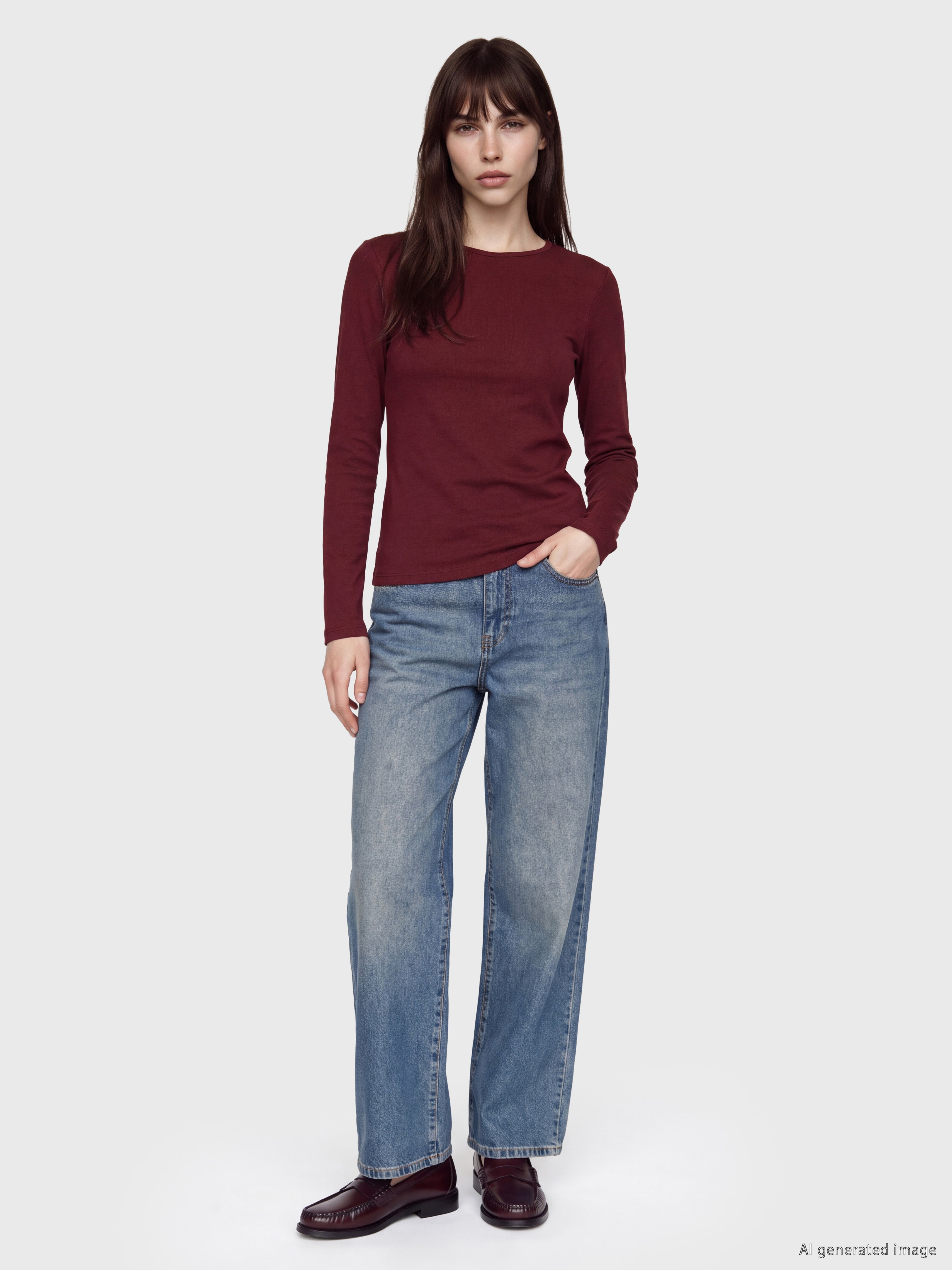 LCW EVERYDAY Bisiklet Yaka Kadın Body görsel 2