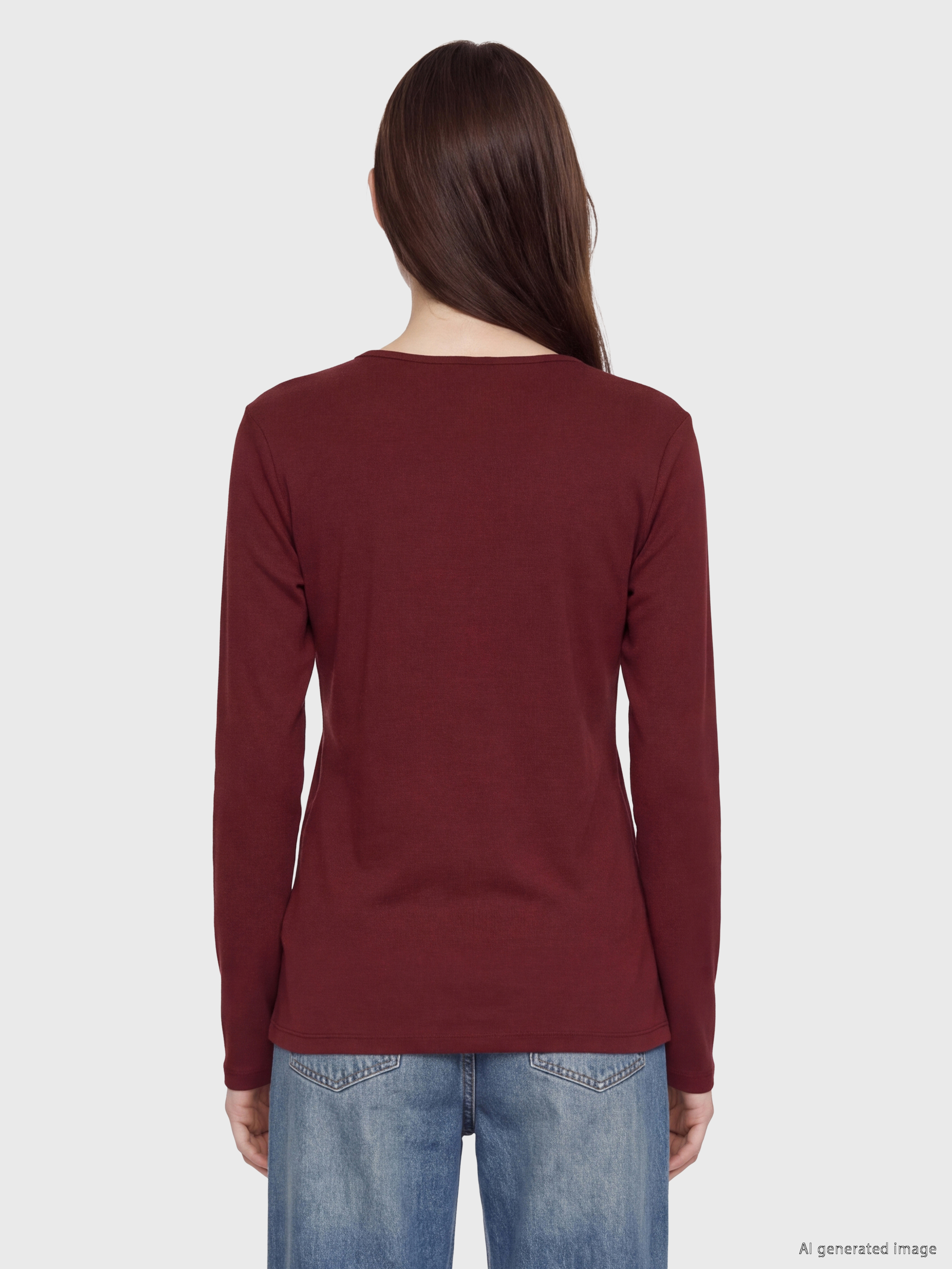 LCW EVERYDAY Bisiklet Yaka Kadın Body görsel 4
