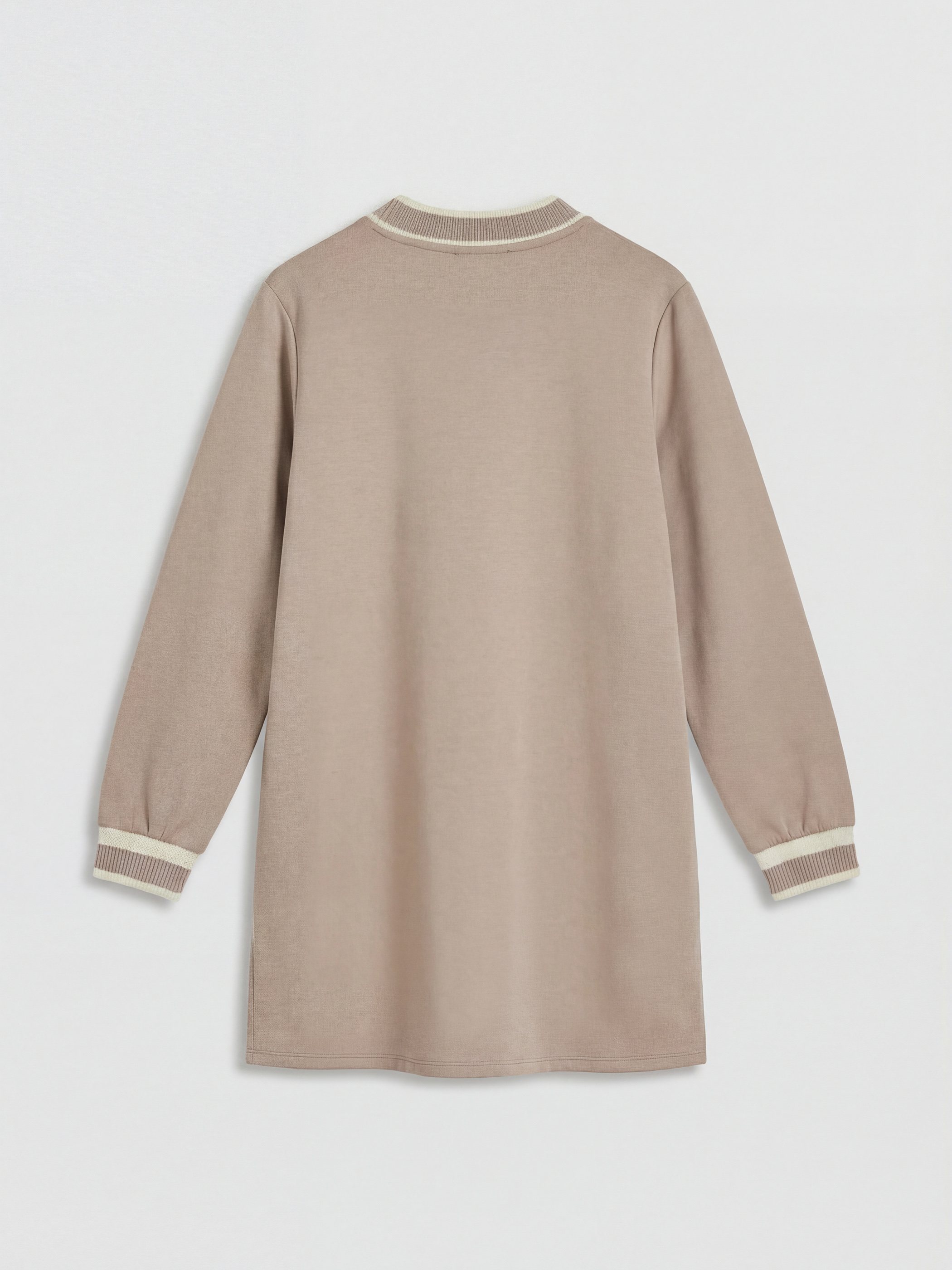 LCW EVERYDAY Dik Yaka Soft Touch Kadın Sweatshirt Tunik görsel 6
