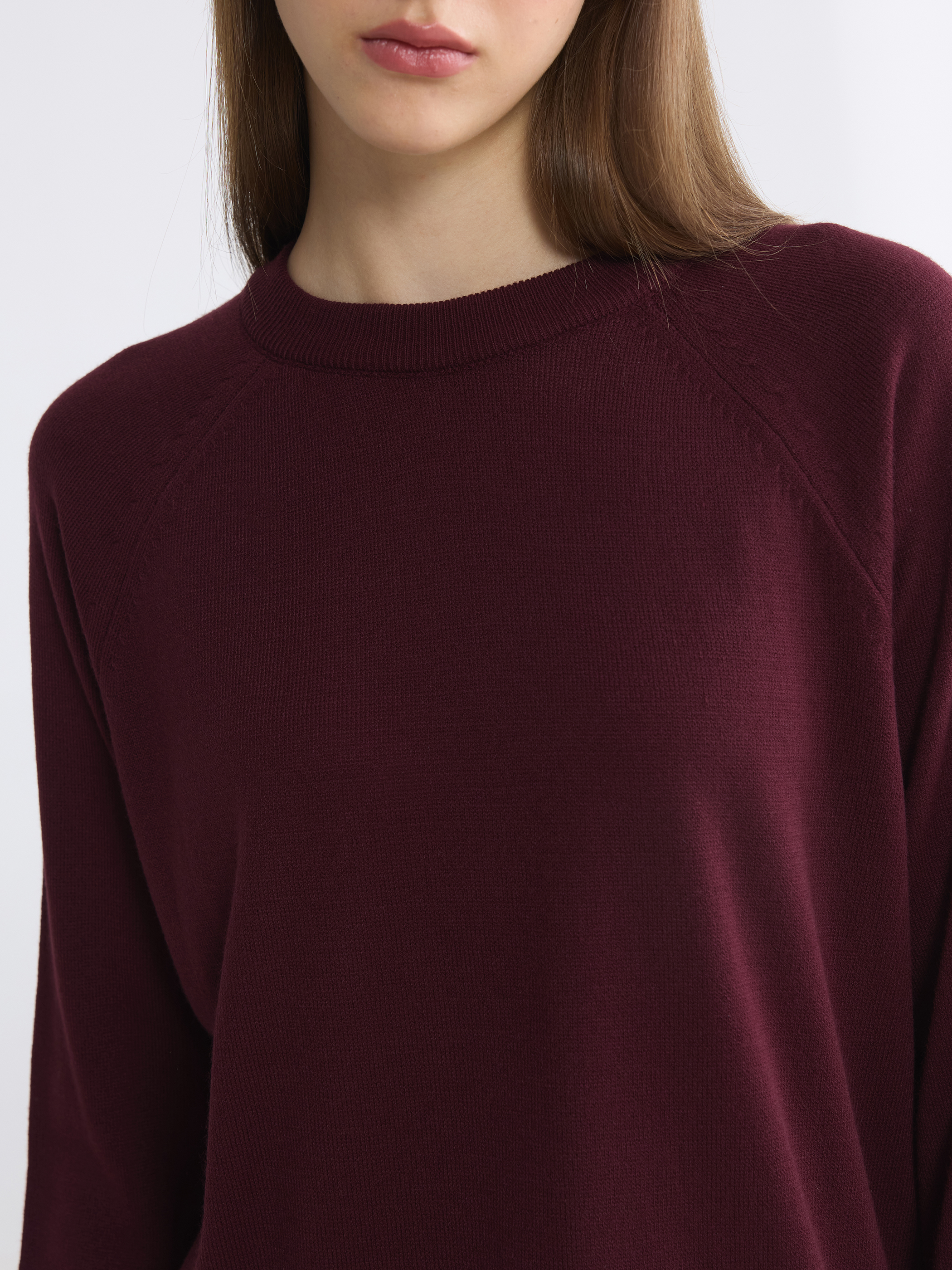 LCW Modest Bisiklet Yaka Kadın Triko Tunik görsel 3
