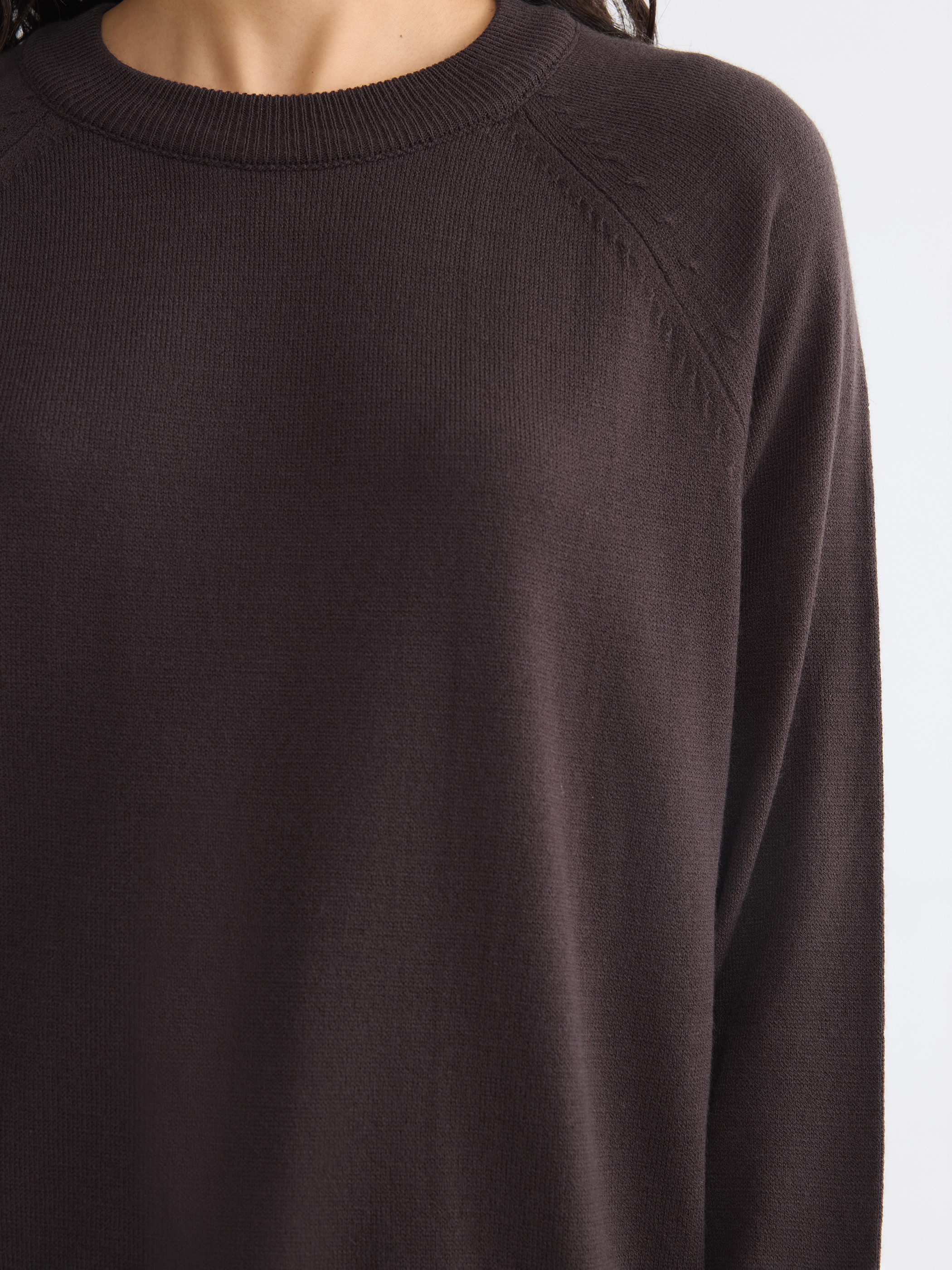 LCW Modest Bisiklet Yaka Kadın Triko Tunik görsel 3