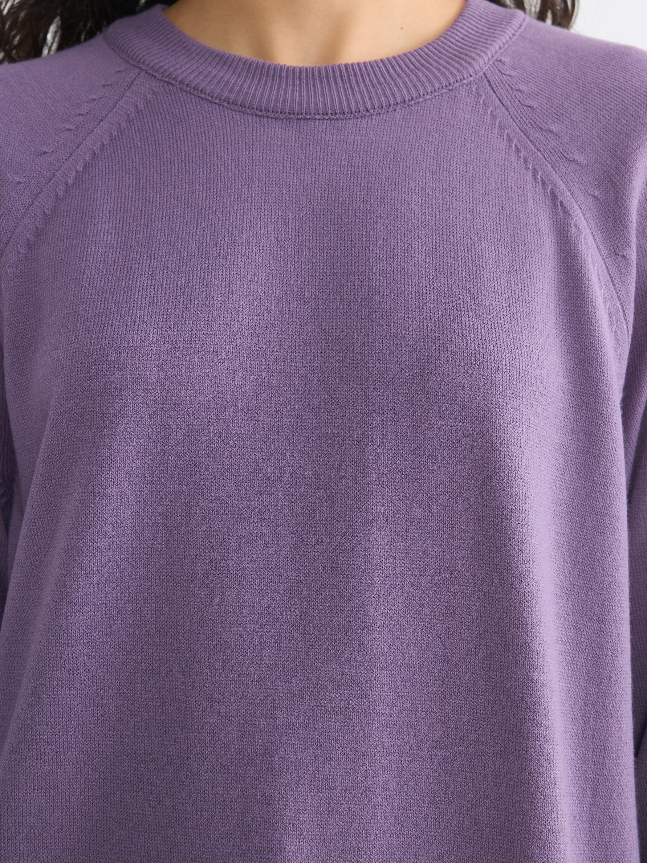 LCW Modest Bisiklet Yaka Kadın Triko Tunik görsel 3