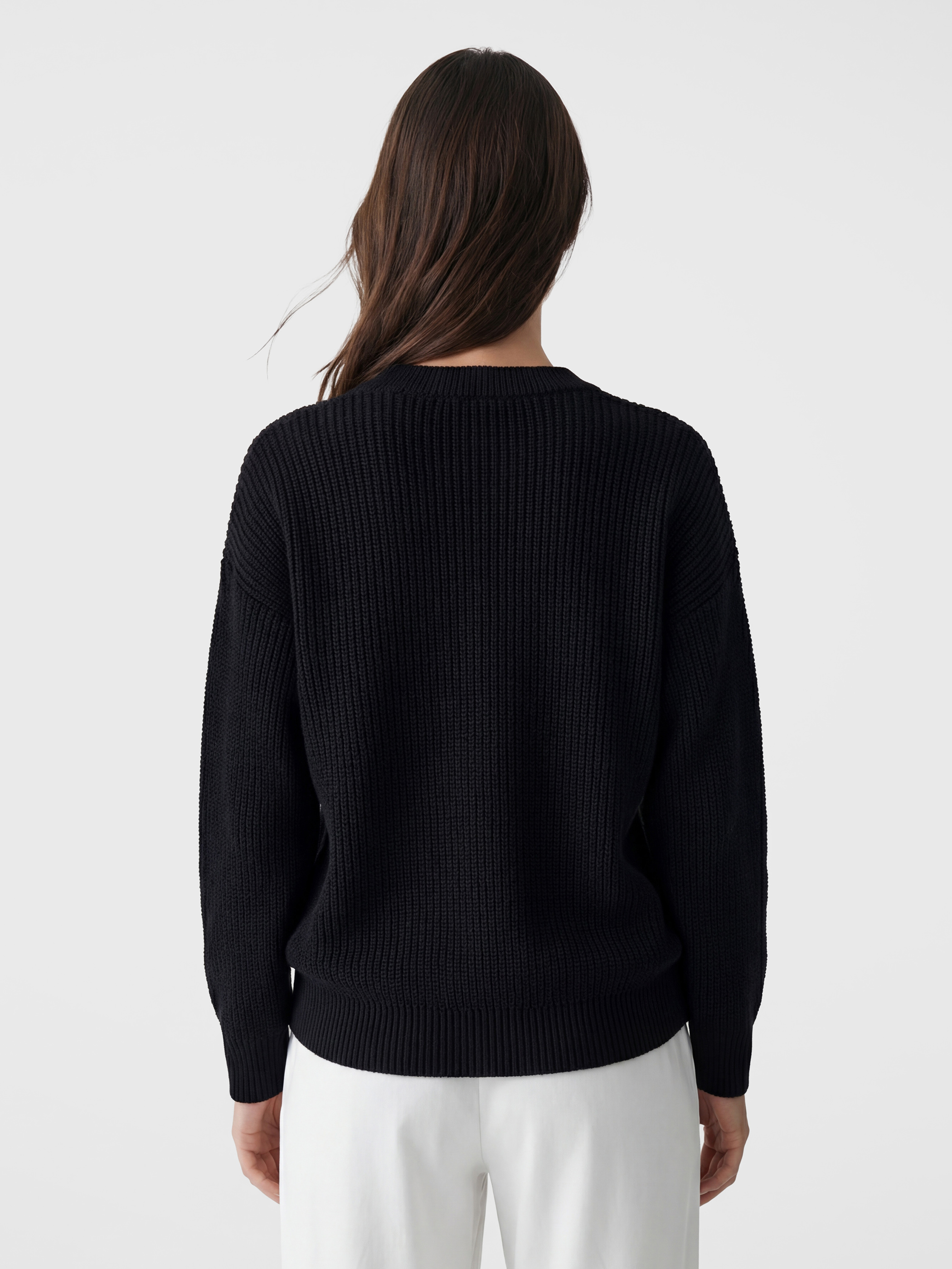 LCW Modest V Yaka Kadın Triko Hırka görsel 4