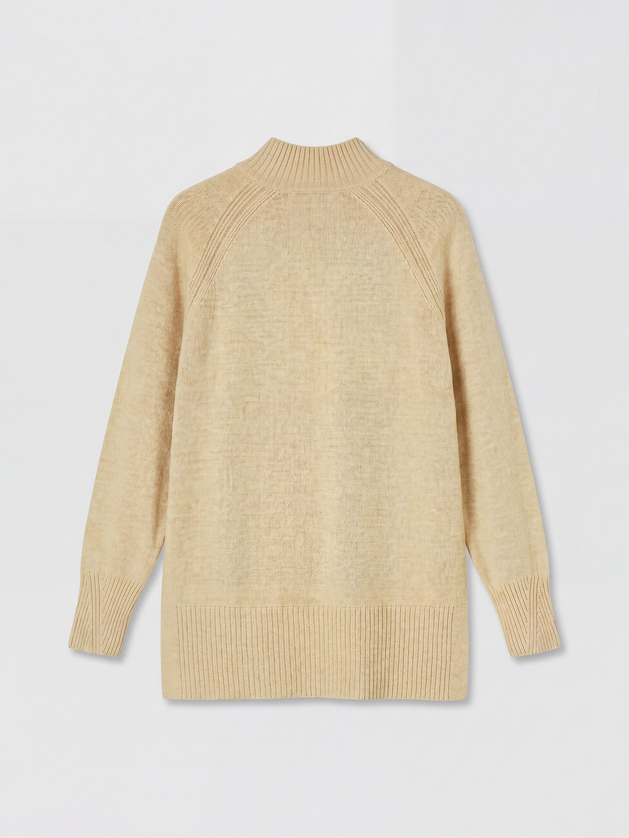 LCW Modest Yarım Balıkçı Yaka Oversize Kadın Triko Tunik görsel 6