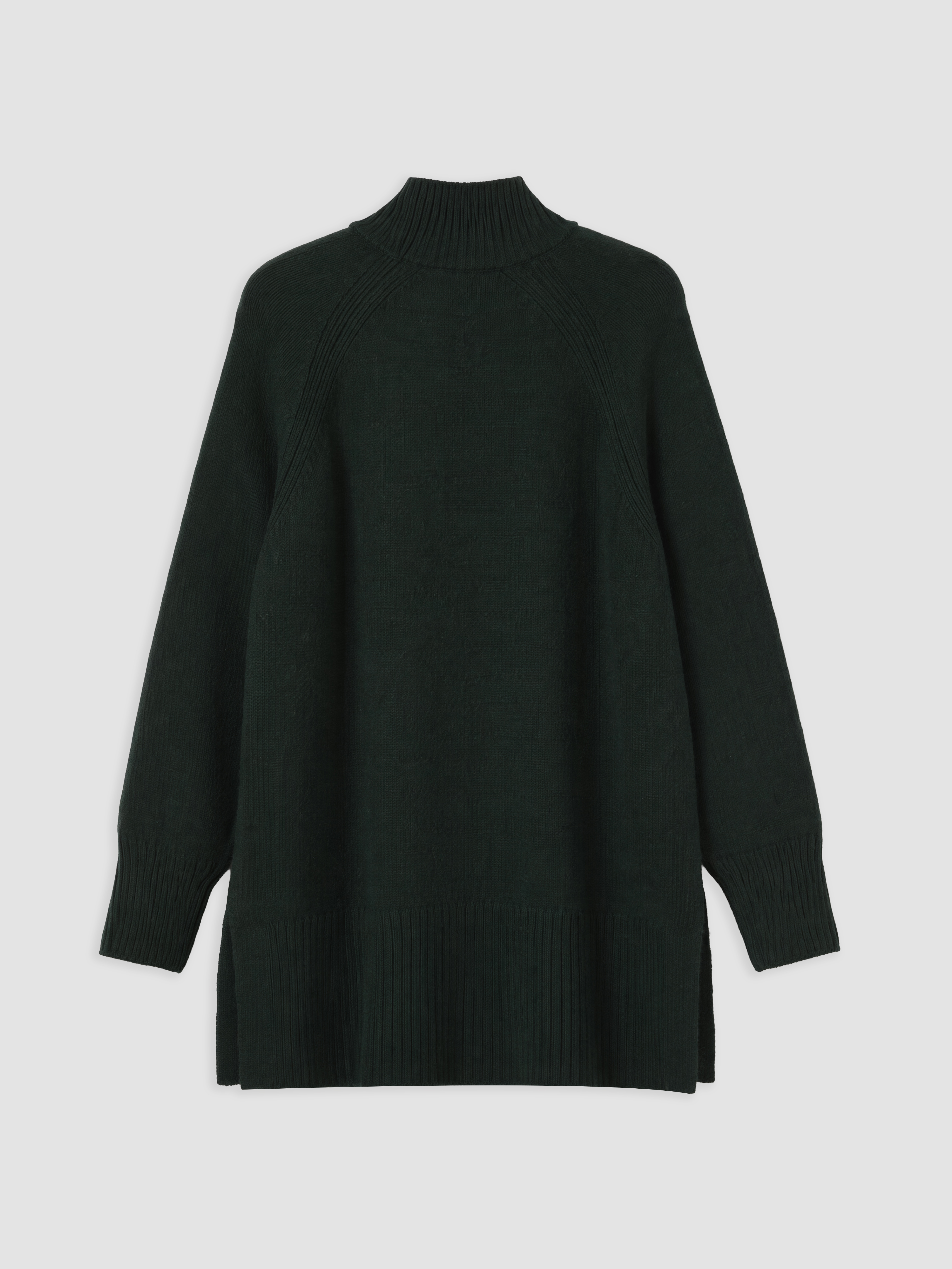 LCW Modest Yarım Balıkçı Yaka Oversize Kadın Triko Tunik görsel 6
