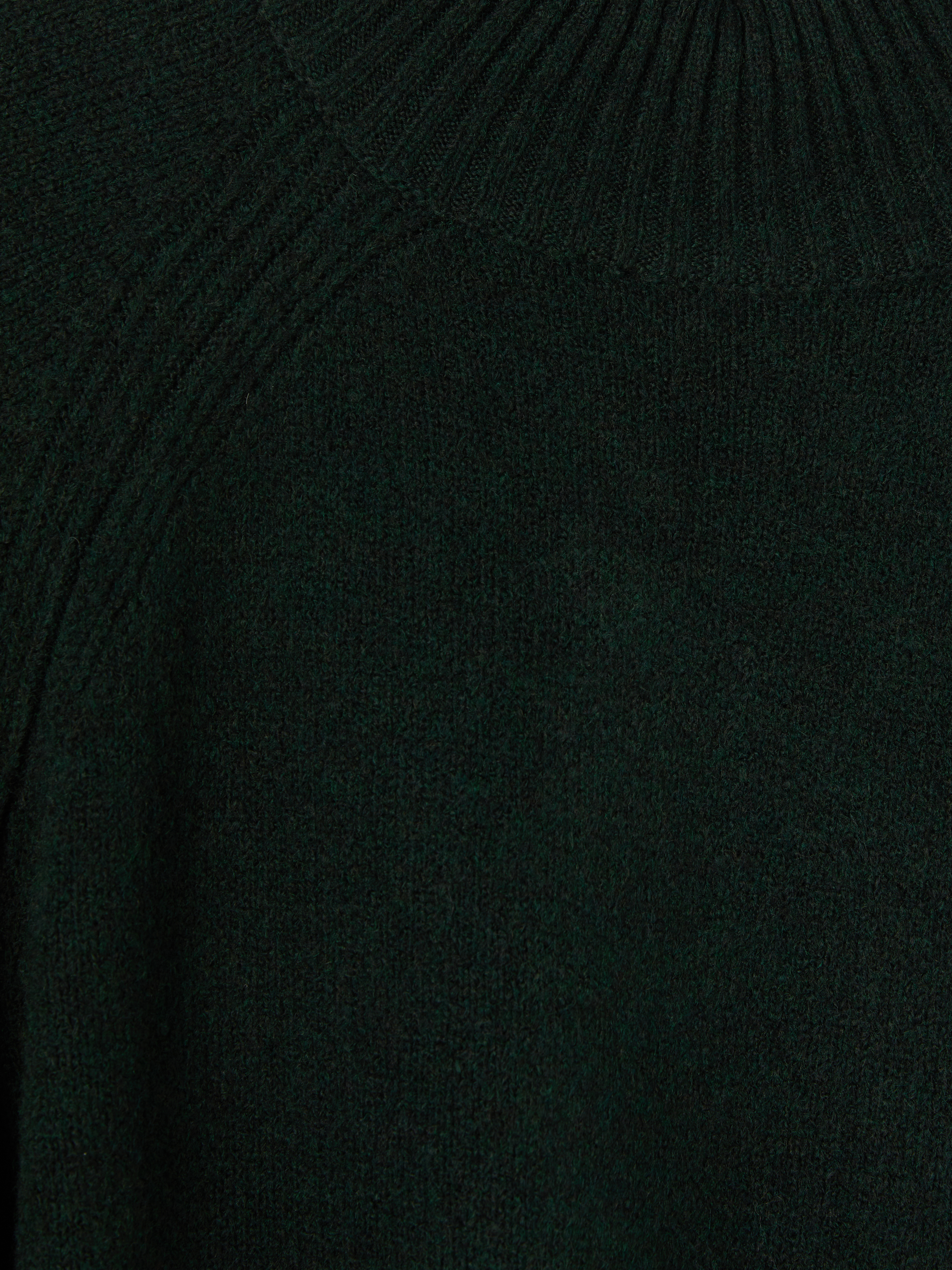 LCW Modest Yarım Balıkçı Yaka Oversize Kadın Triko Tunik görsel 7