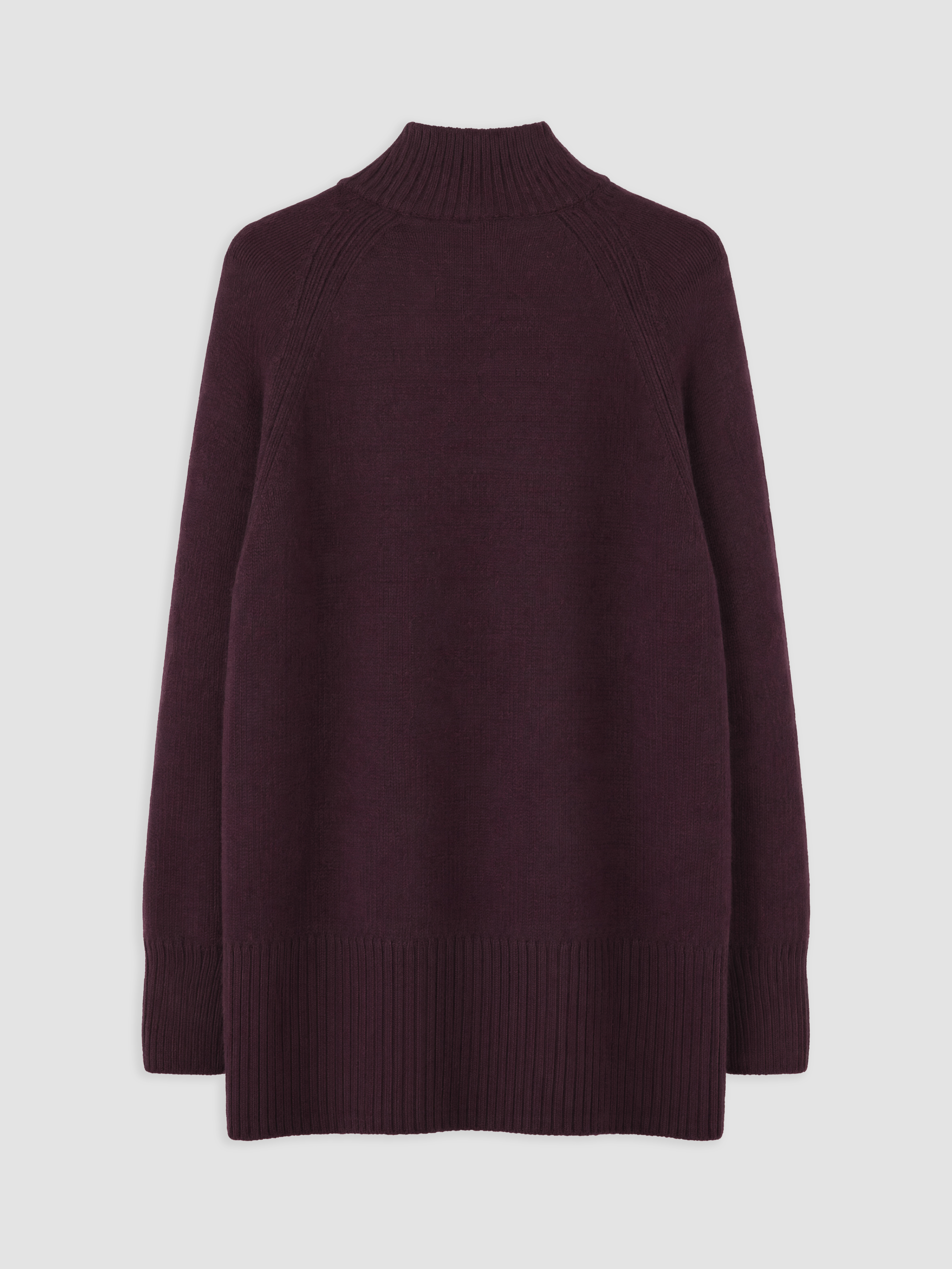 LCW Modest Yarım Balıkçı Yaka Oversize Kadın Triko Tunik görsel 6