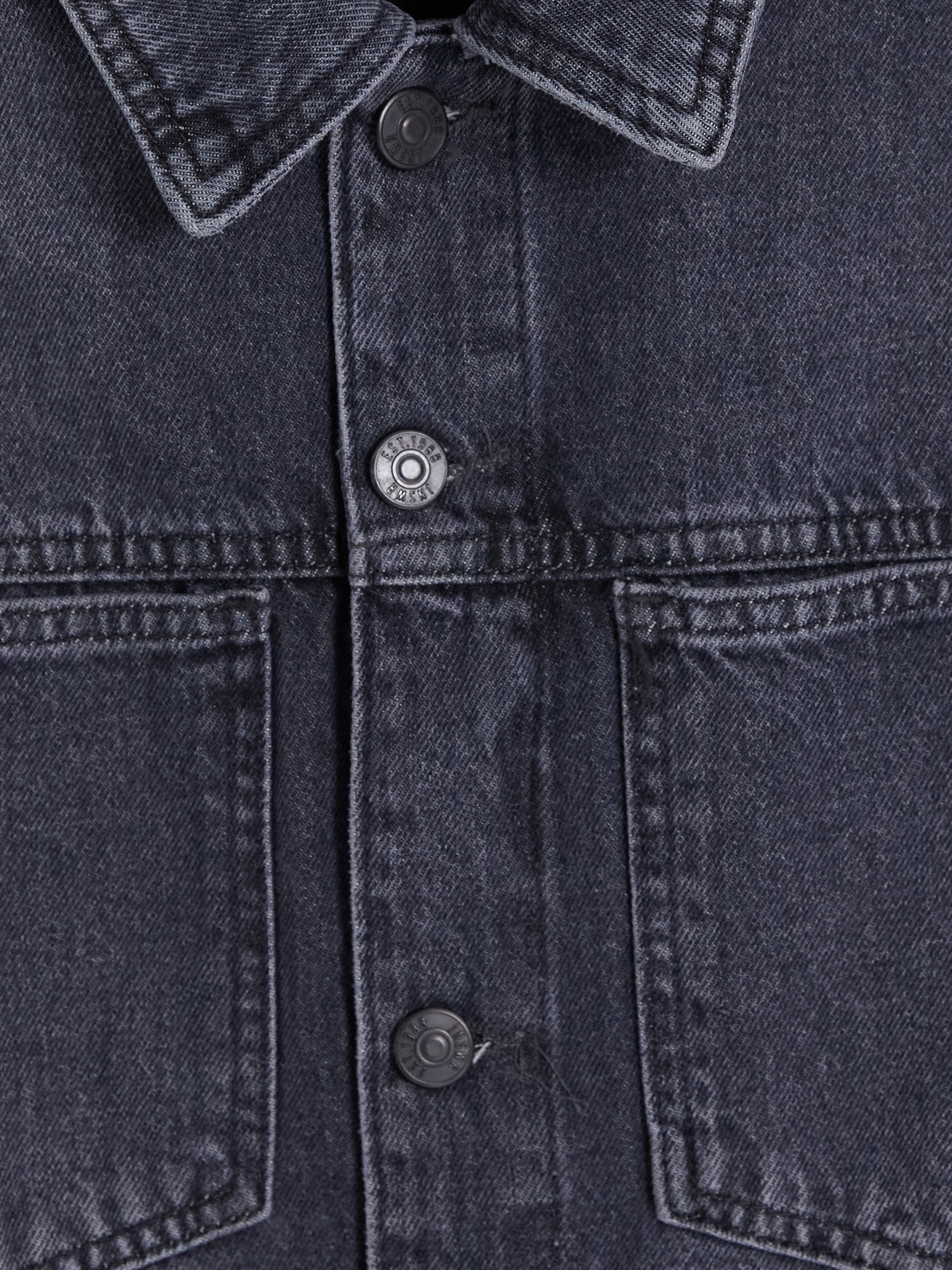 LCW Jeans Loose Fit Erkek Jean Ceket görsel 6
