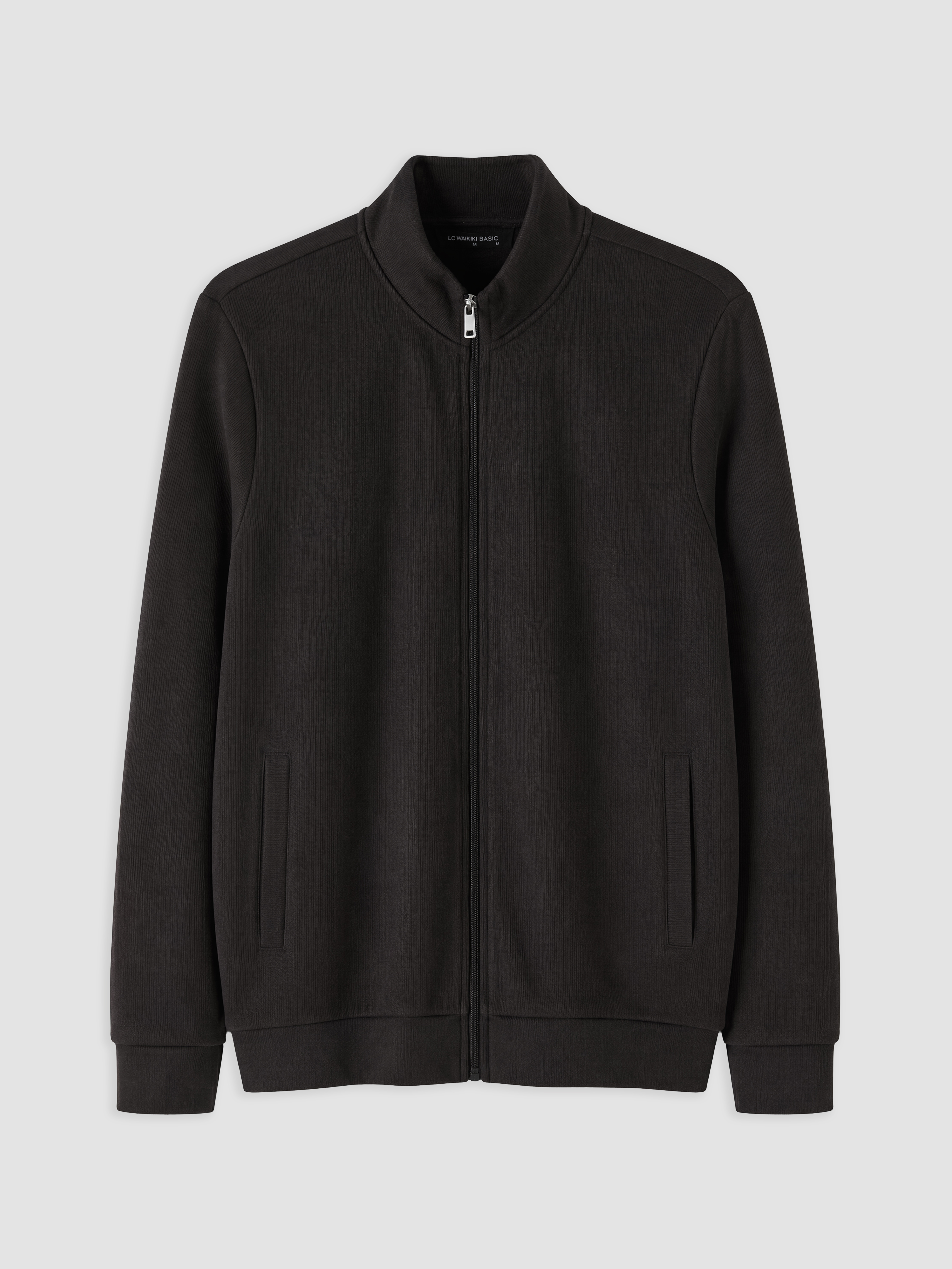 LCWAIKIKI Classic Dik Yaka Erkek Fermuarlı Sweatshirt görsel 4