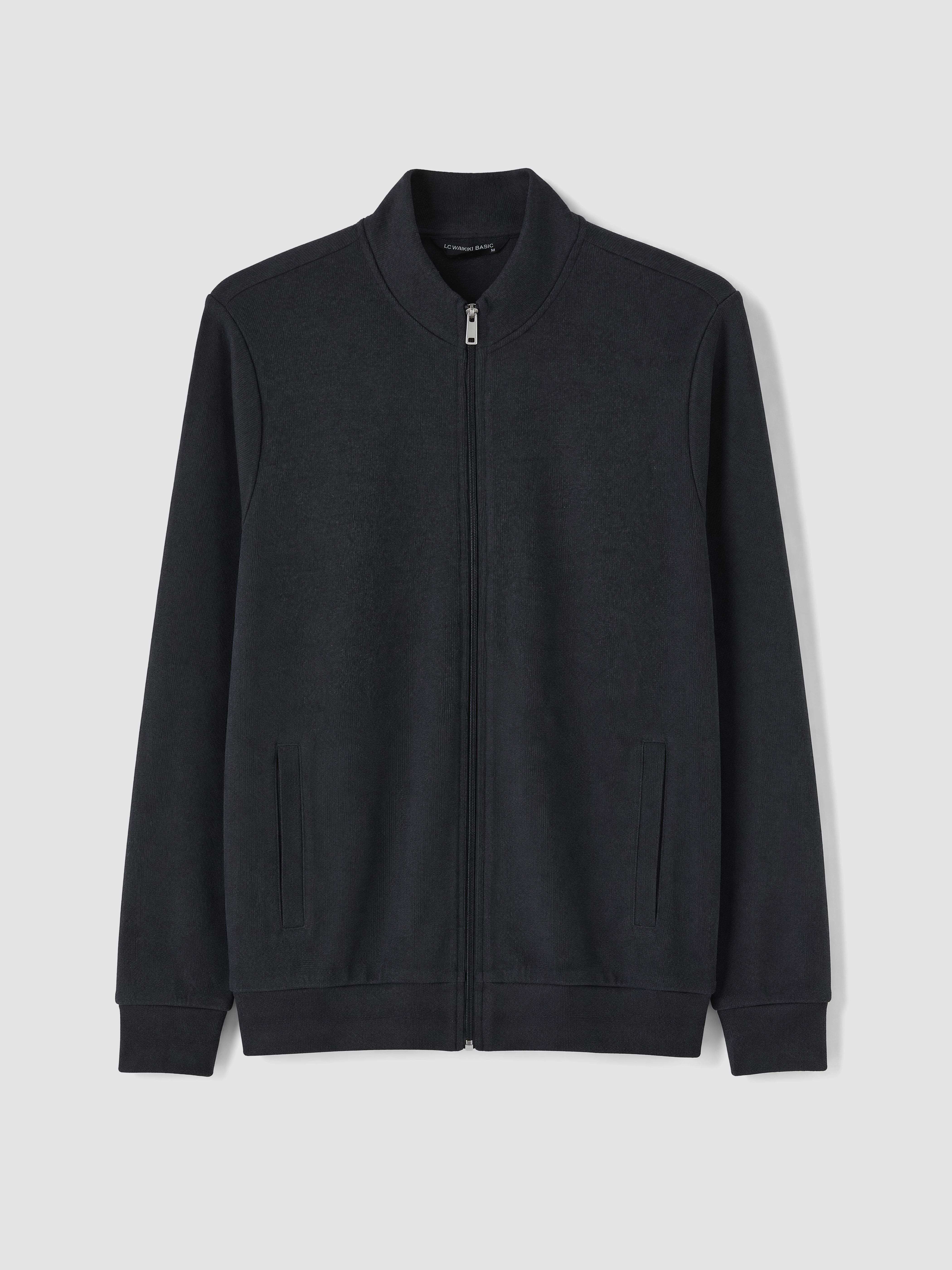 LCWAIKIKI Classic Dik Yaka Erkek Fermuarlı Sweatshirt görsel 4