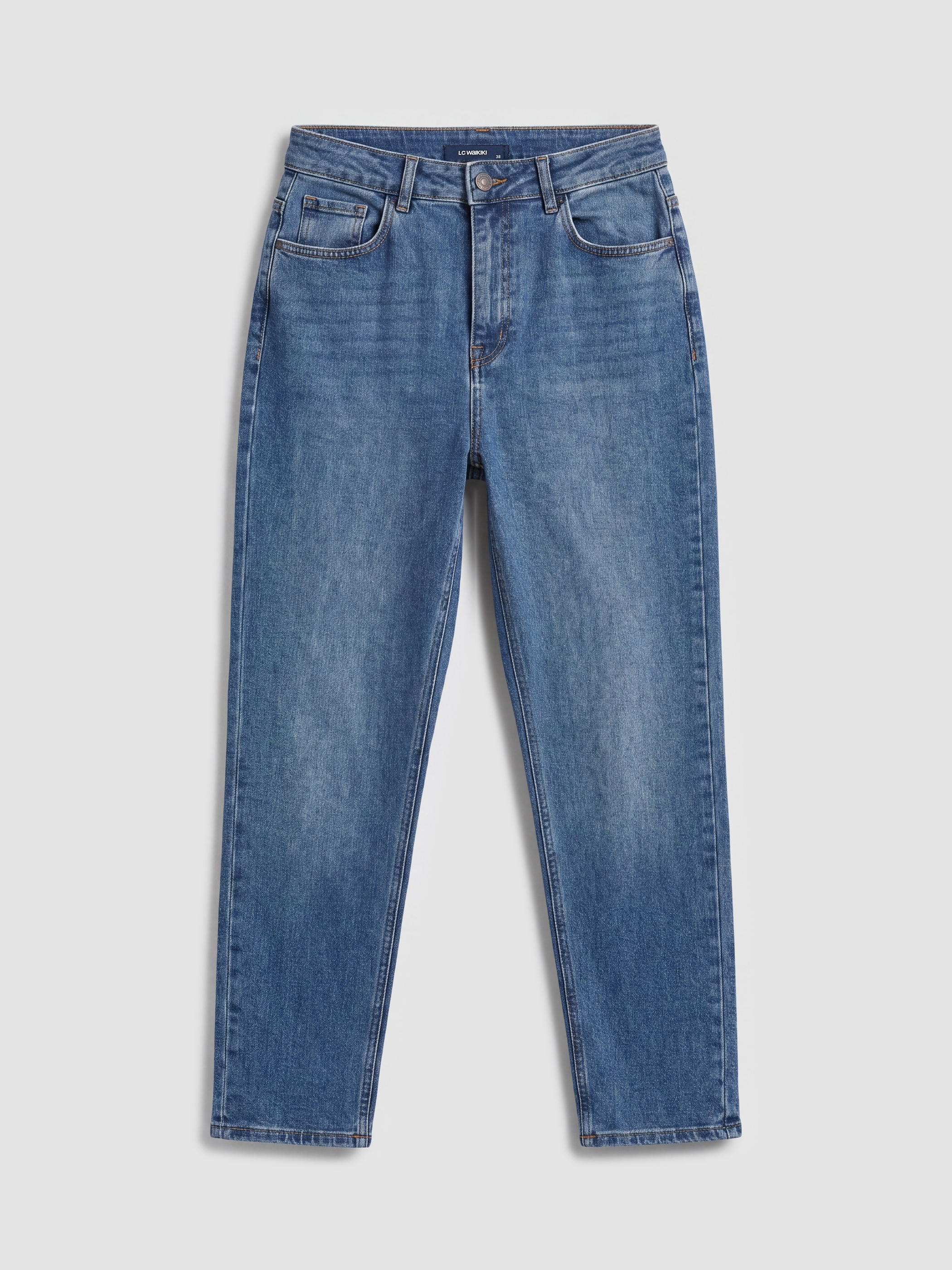 LC WAIKIKI Mom Fit Kadın Jean Pantolon görsel 5
