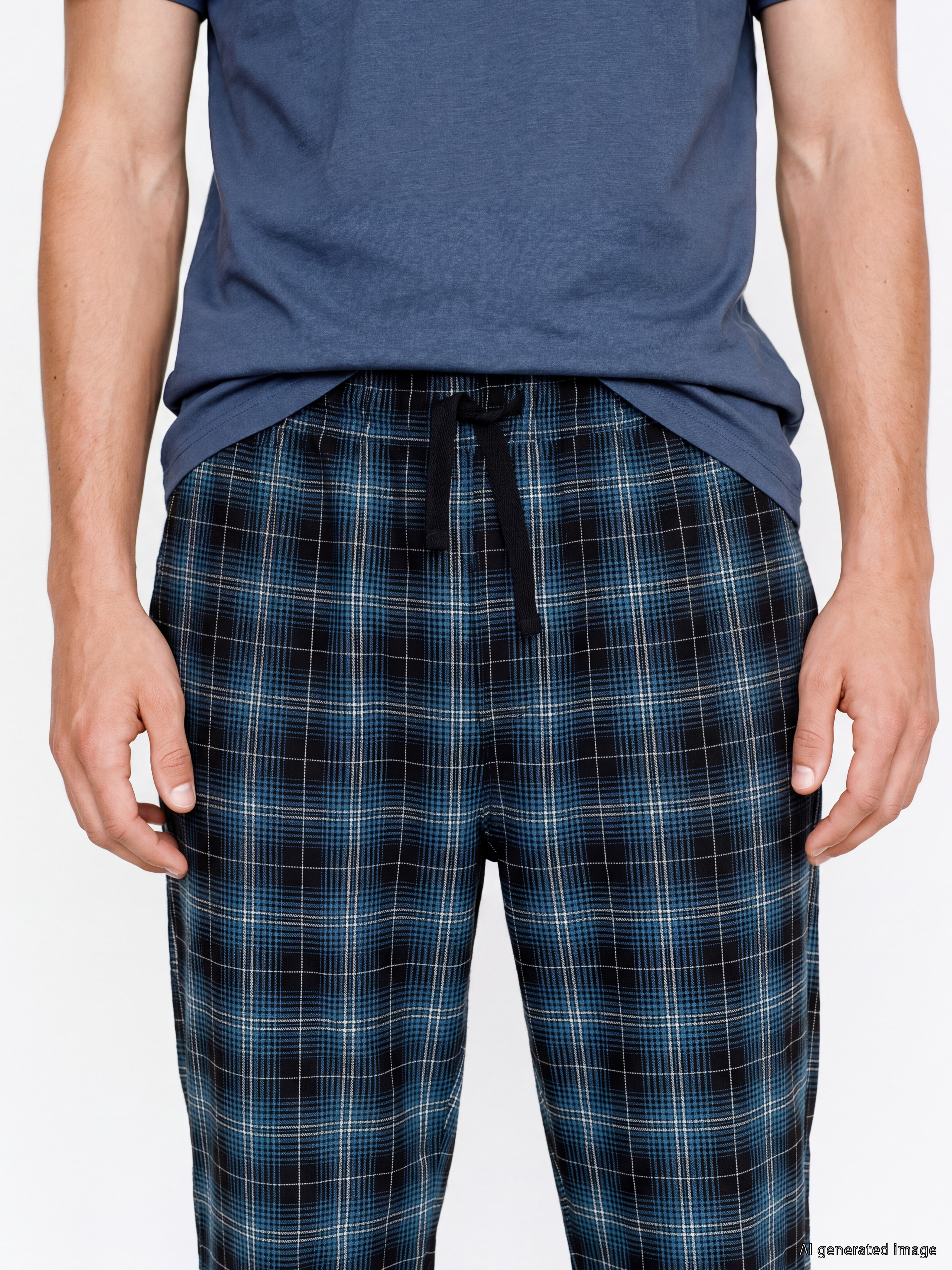 LC WAIKIKI Regular Fit Ekose Erkek Pijama Altı görsel 2
