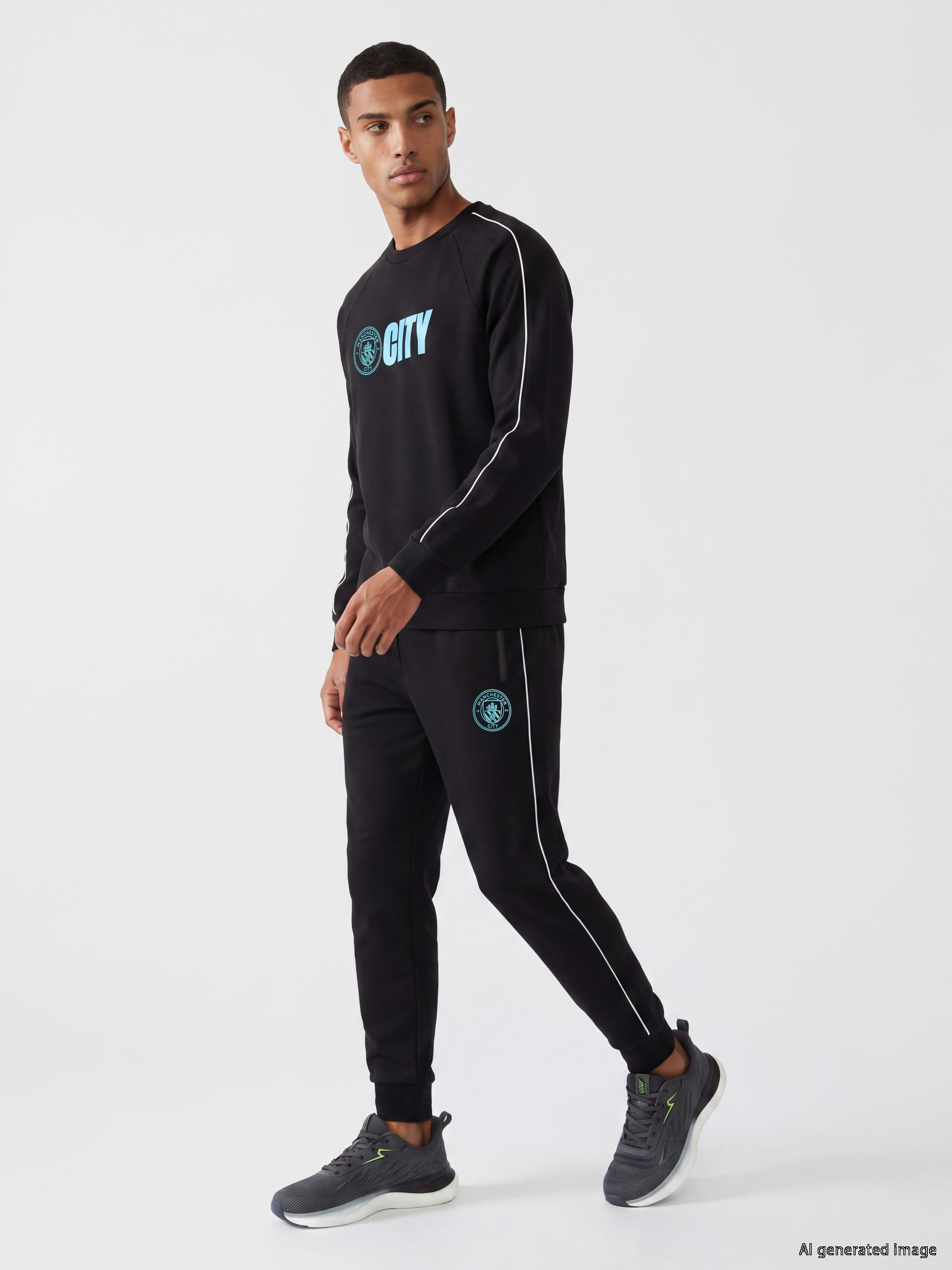 XSIDE ACTIVE Manchester City Baskılı Erkek Sweatshirt görsel 2