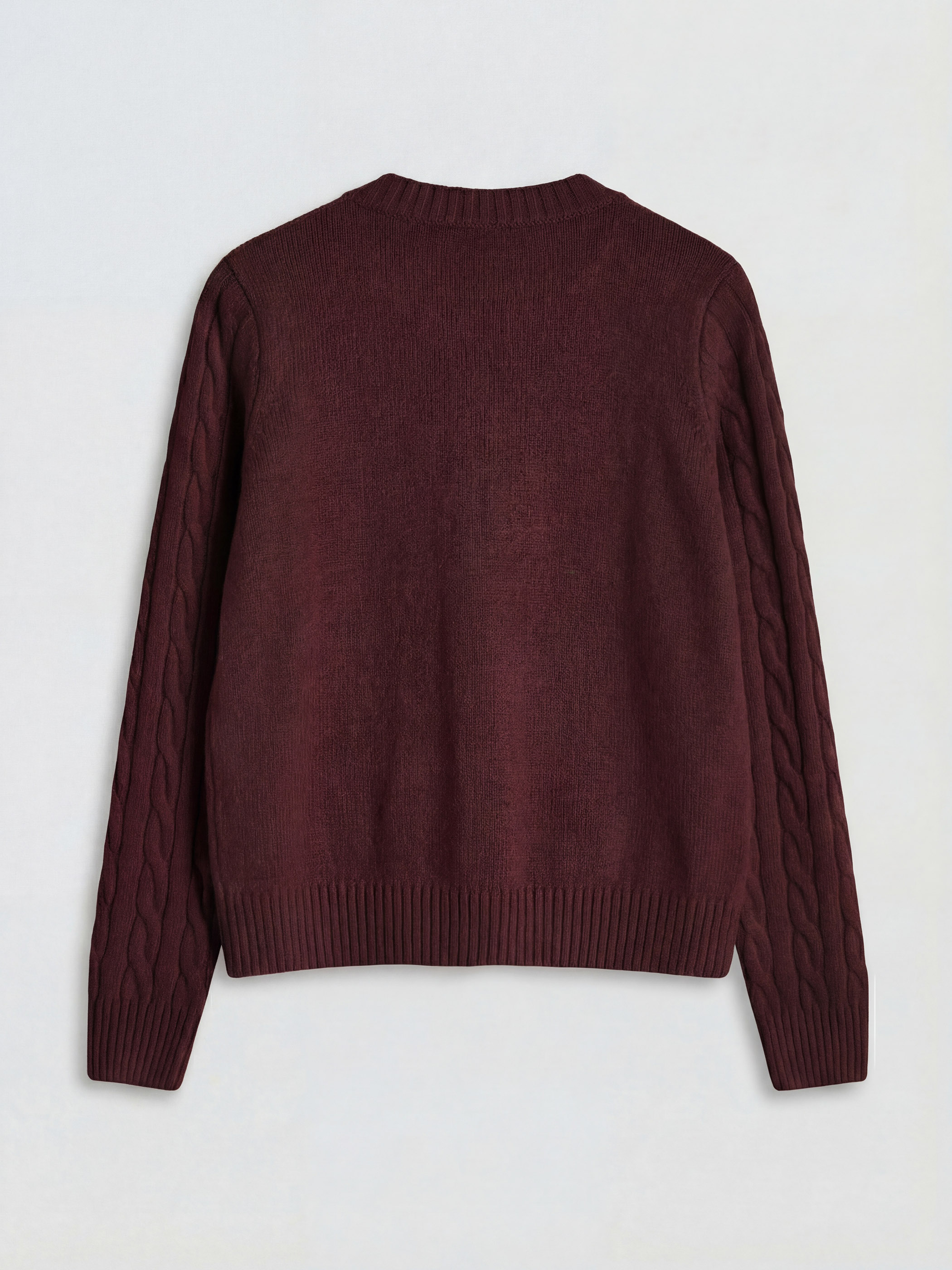 LCW Comfort Saç Örgüsü Desenli Kadın Triko Hırka görsel 6