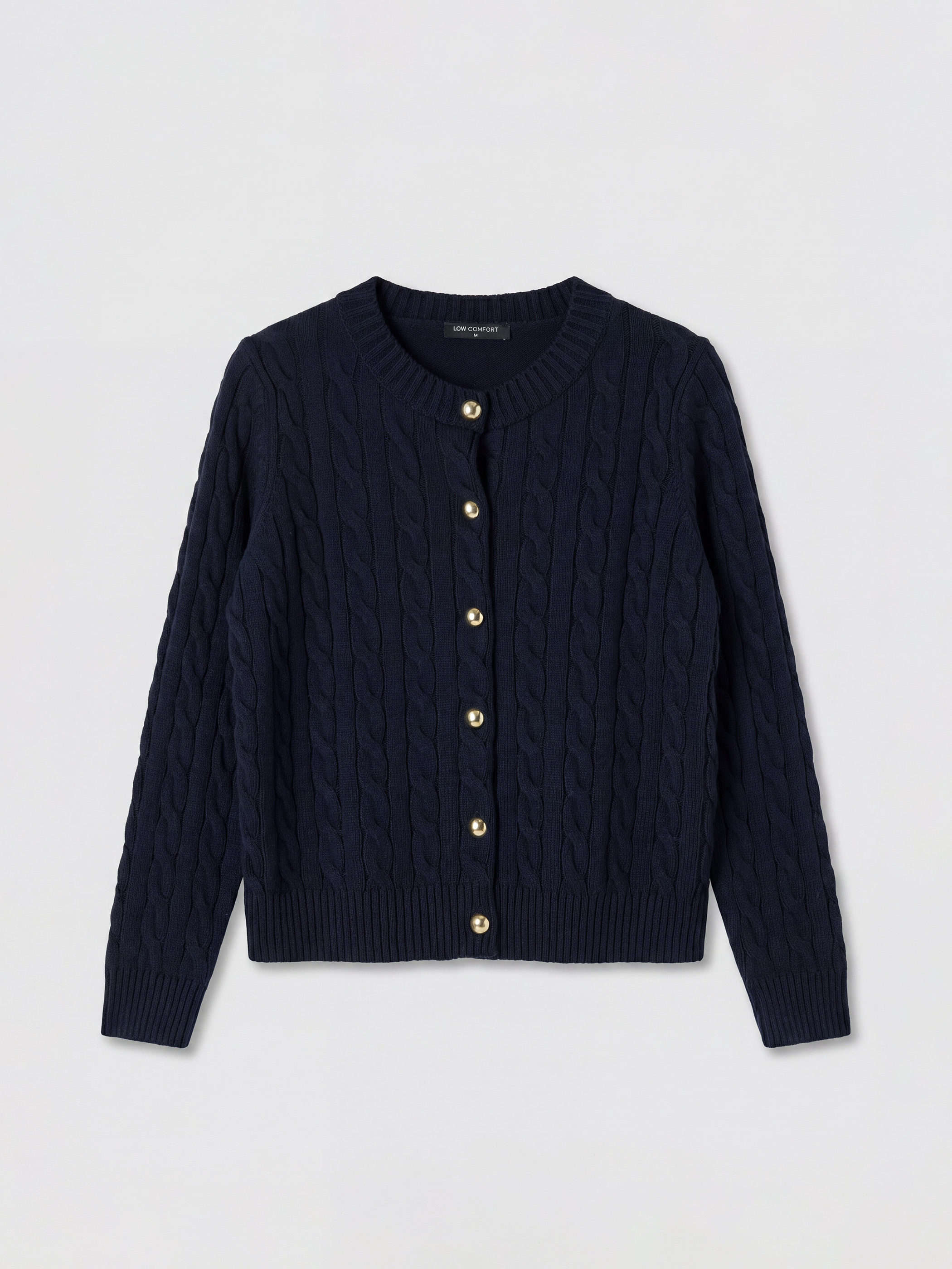 LCW Comfort Saç Örgüsü Desenli Kadın Triko Hırka görsel 5