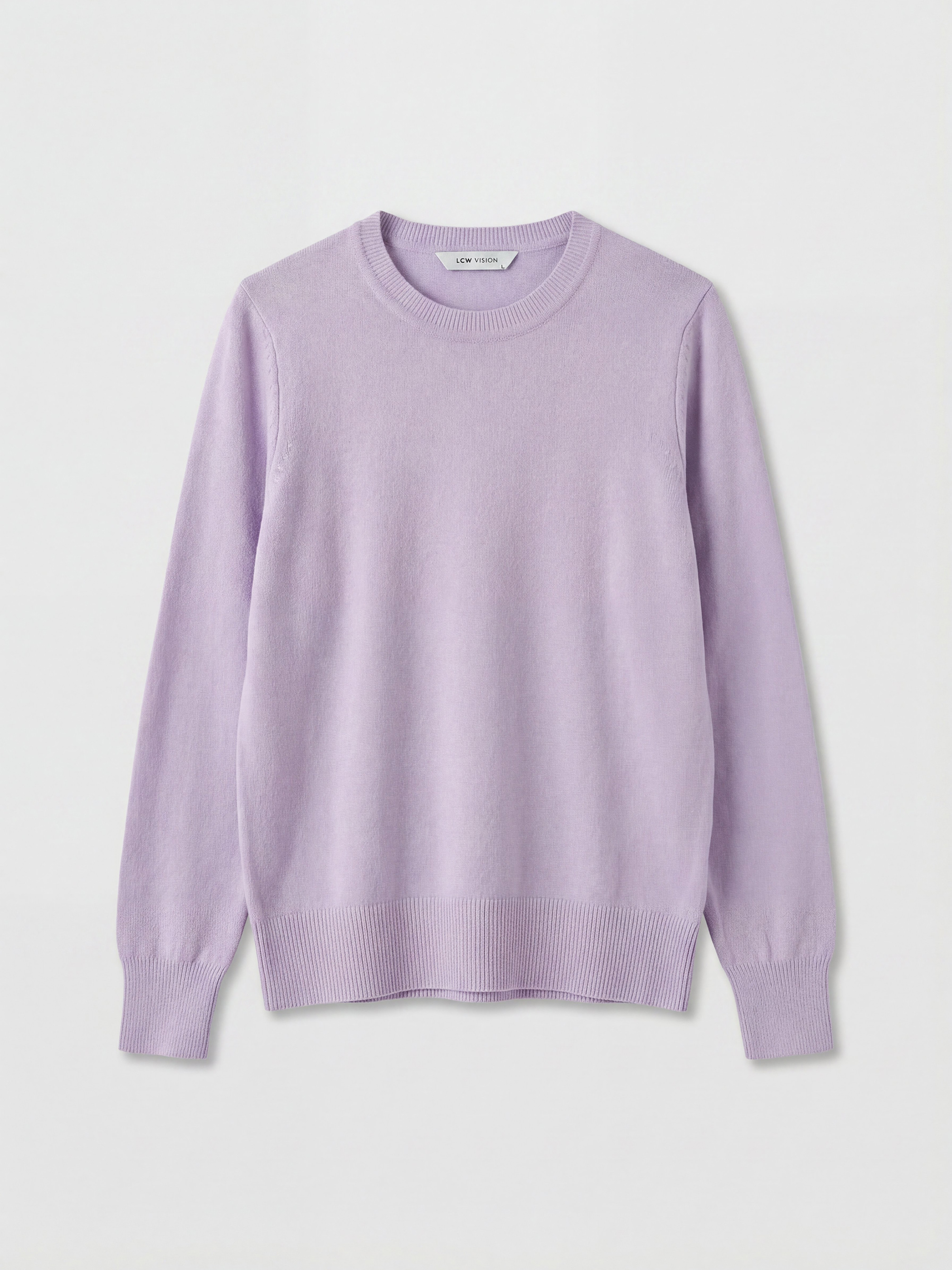 LCW Comfort Bisiklet Yaka Kadın Triko Kazak görsel 5