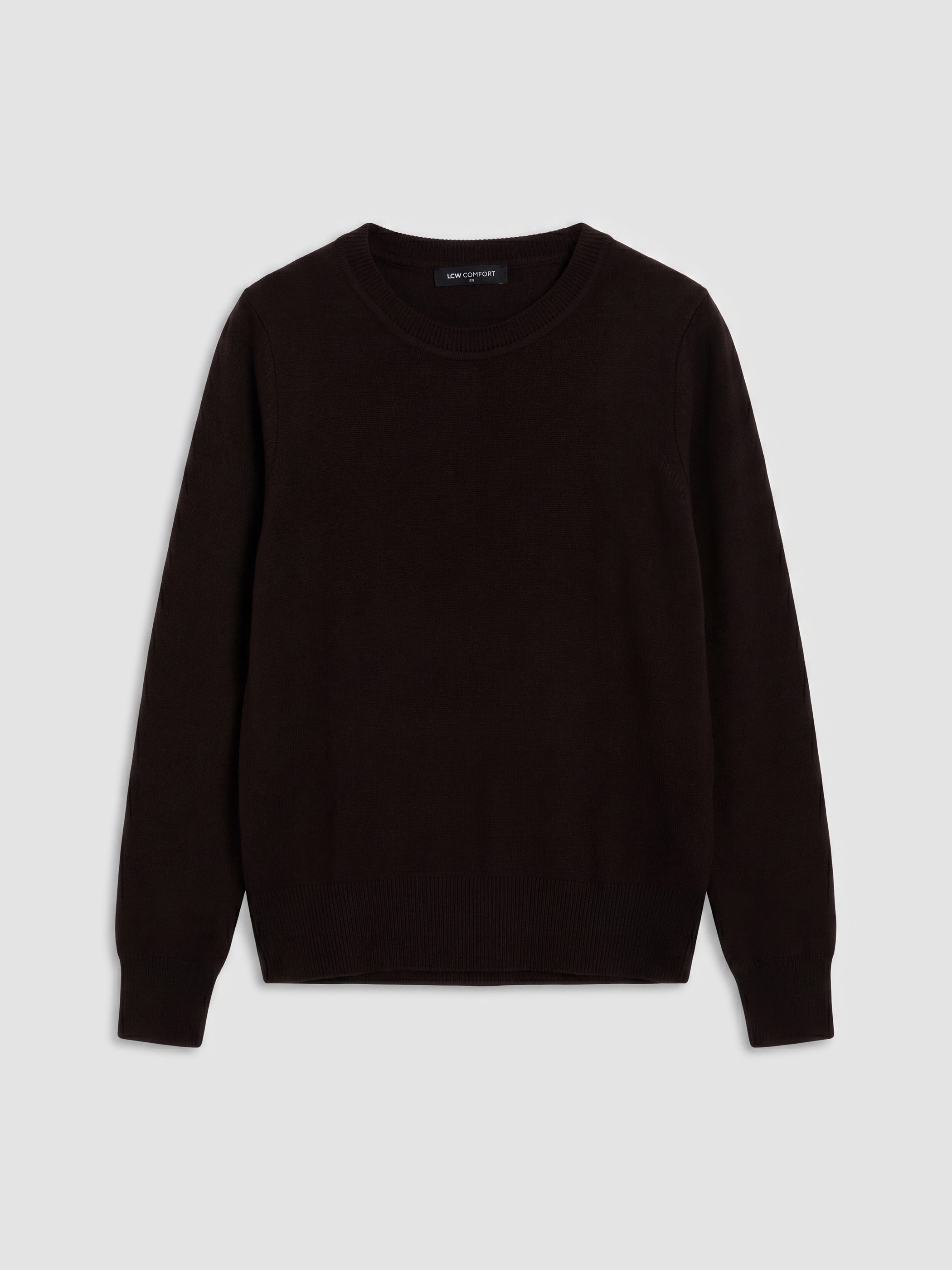 LCW Comfort Bisiklet Yaka Kadın Triko Kazak görsel 5