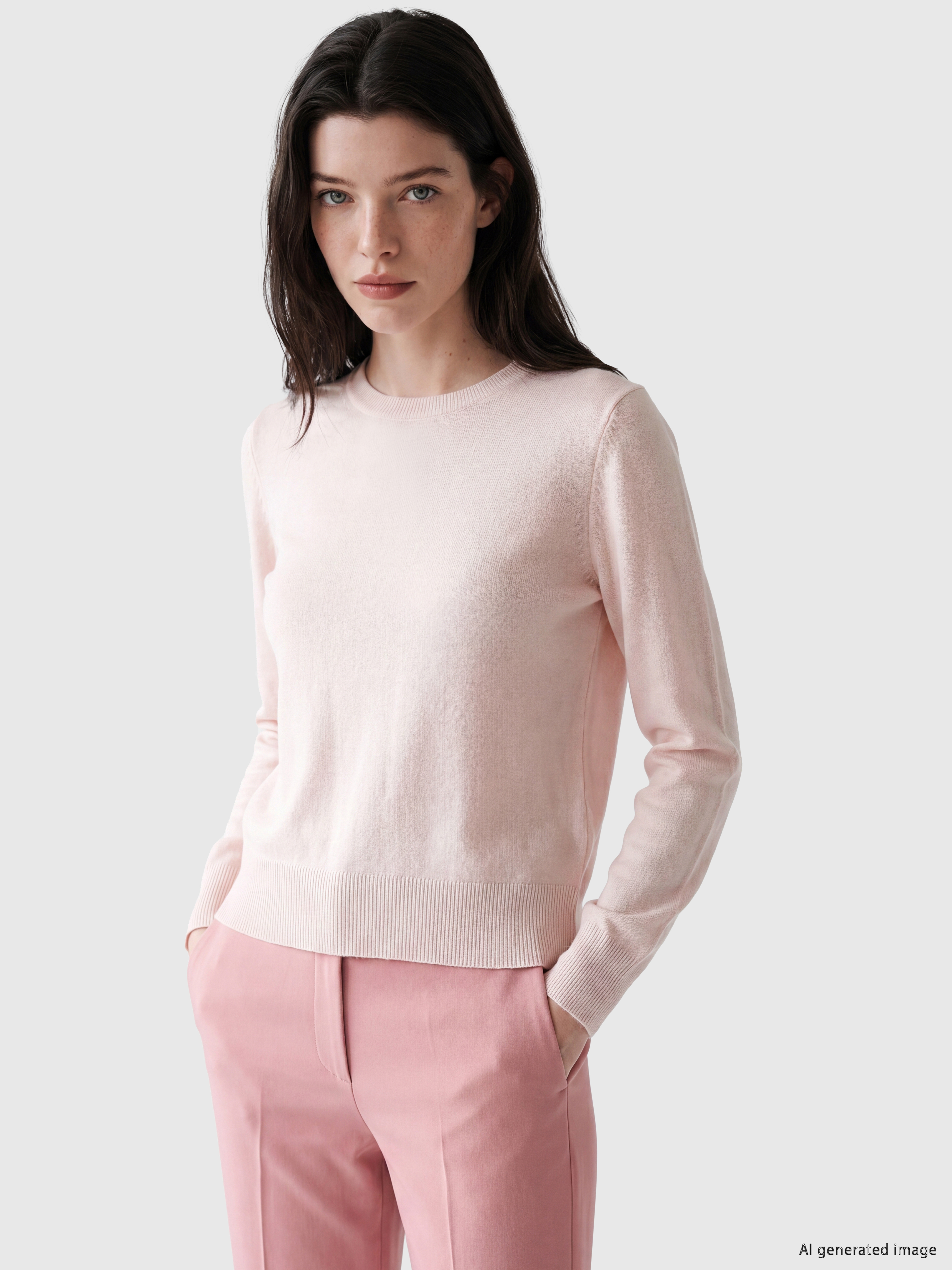 LCW Comfort Bisiklet Yaka Kadın Triko Kazak