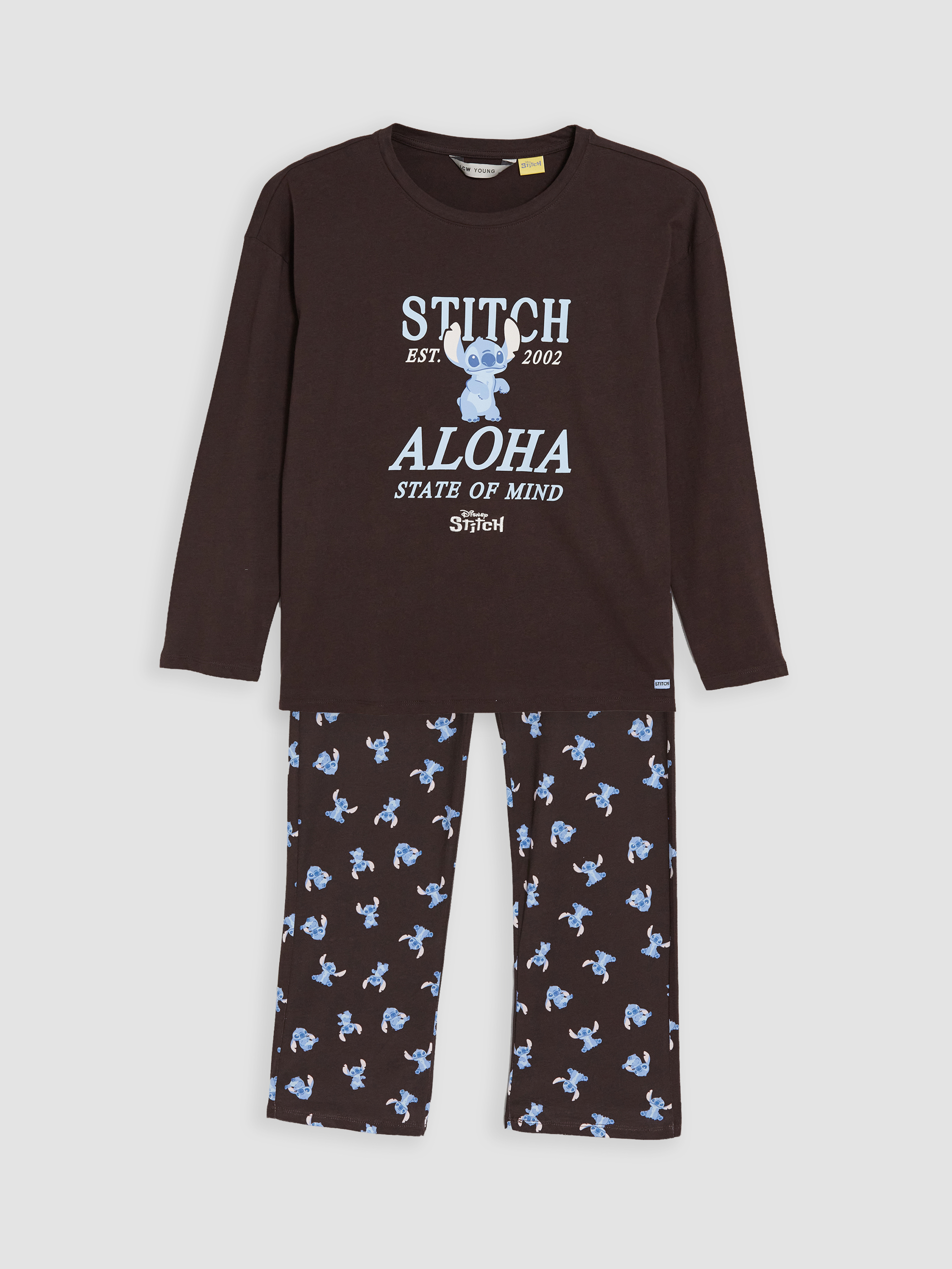 LCW Young Stitch Baskılı Kadın Pijama Takım görsel 5