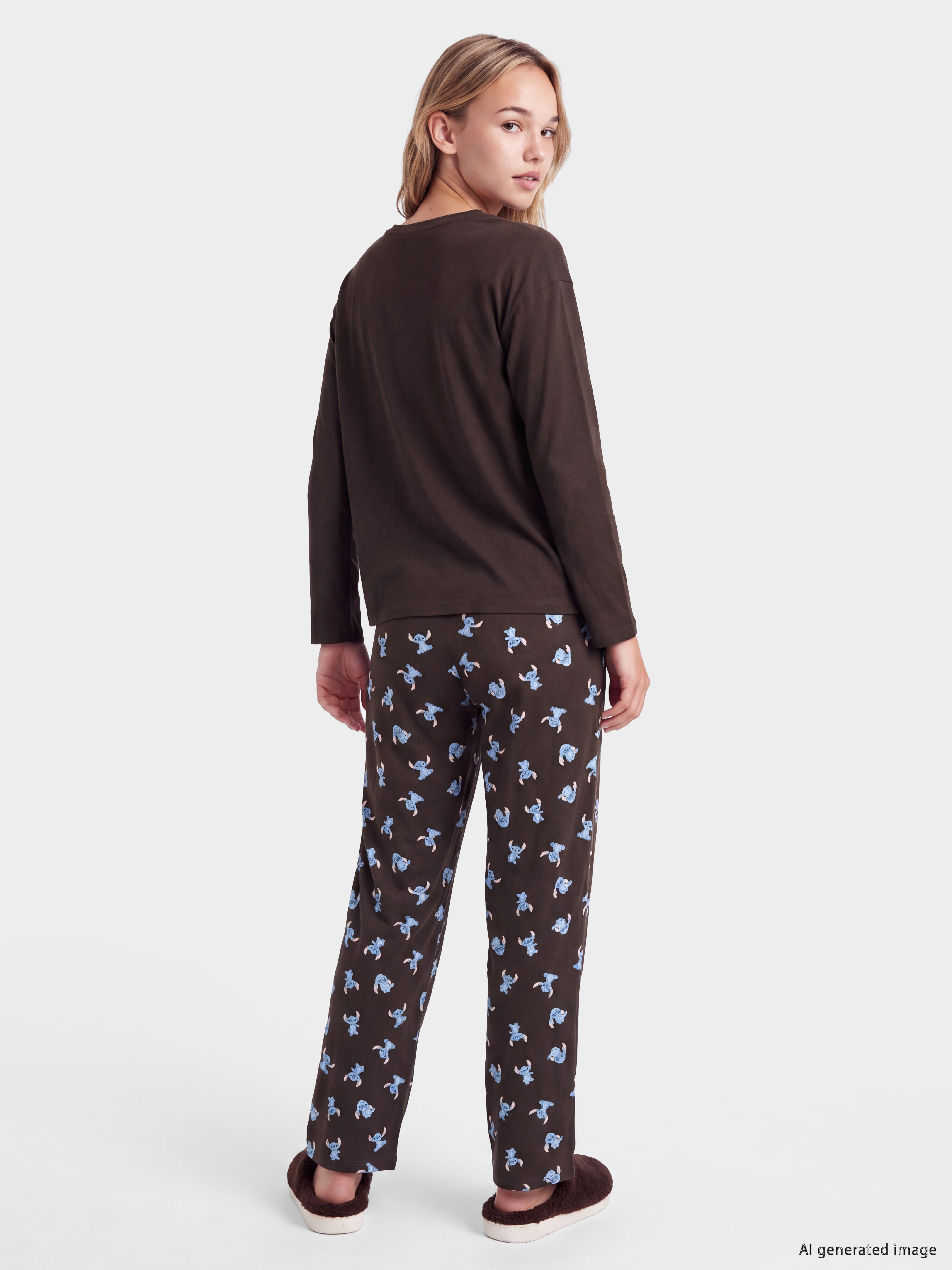 LCW Young Stitch Baskılı Kadın Pijama Takım görsel 4