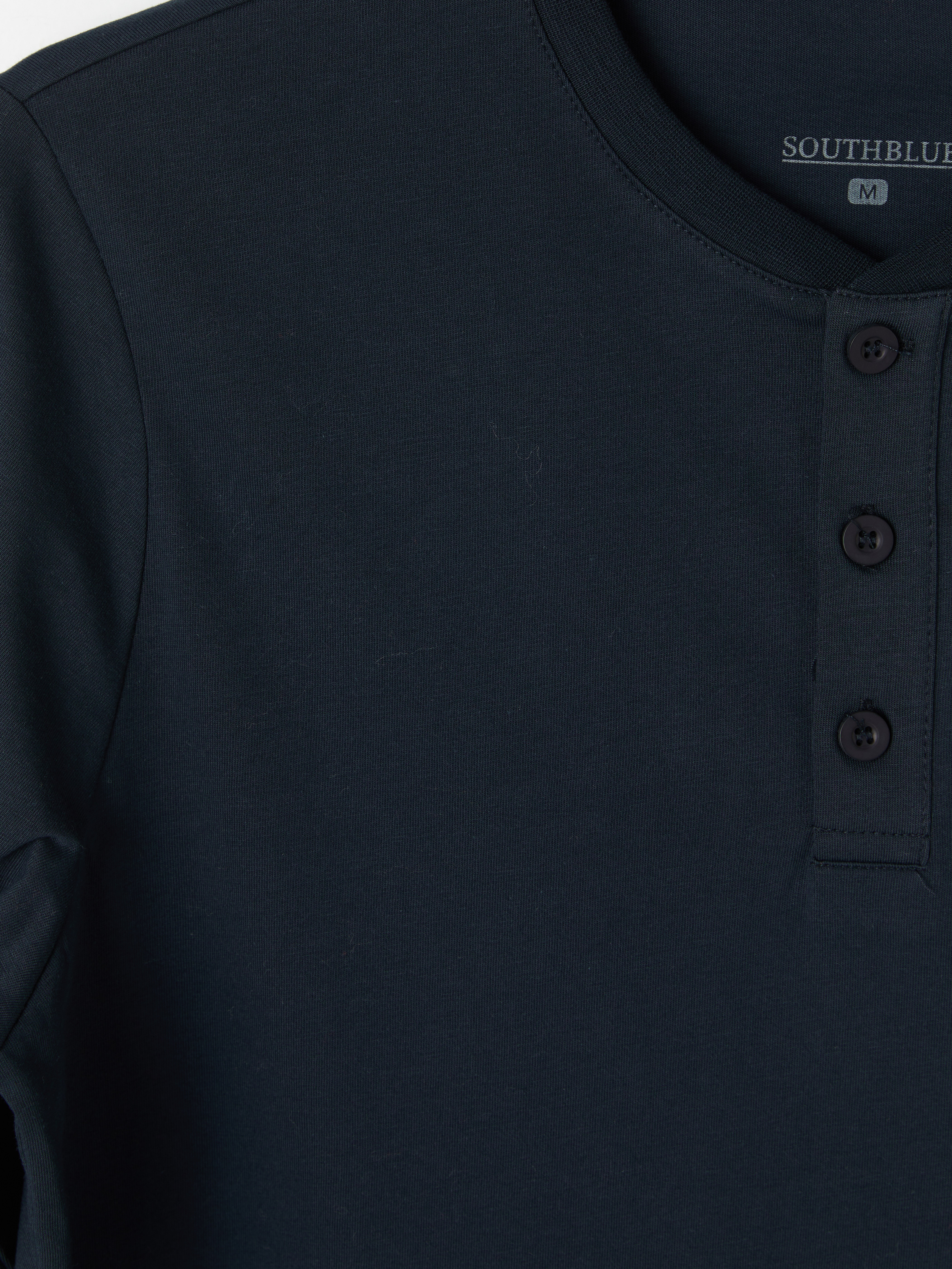 LC WAIKIKI Henley Yaka Uzun Kollu Erkek Pijama Üst görsel 7