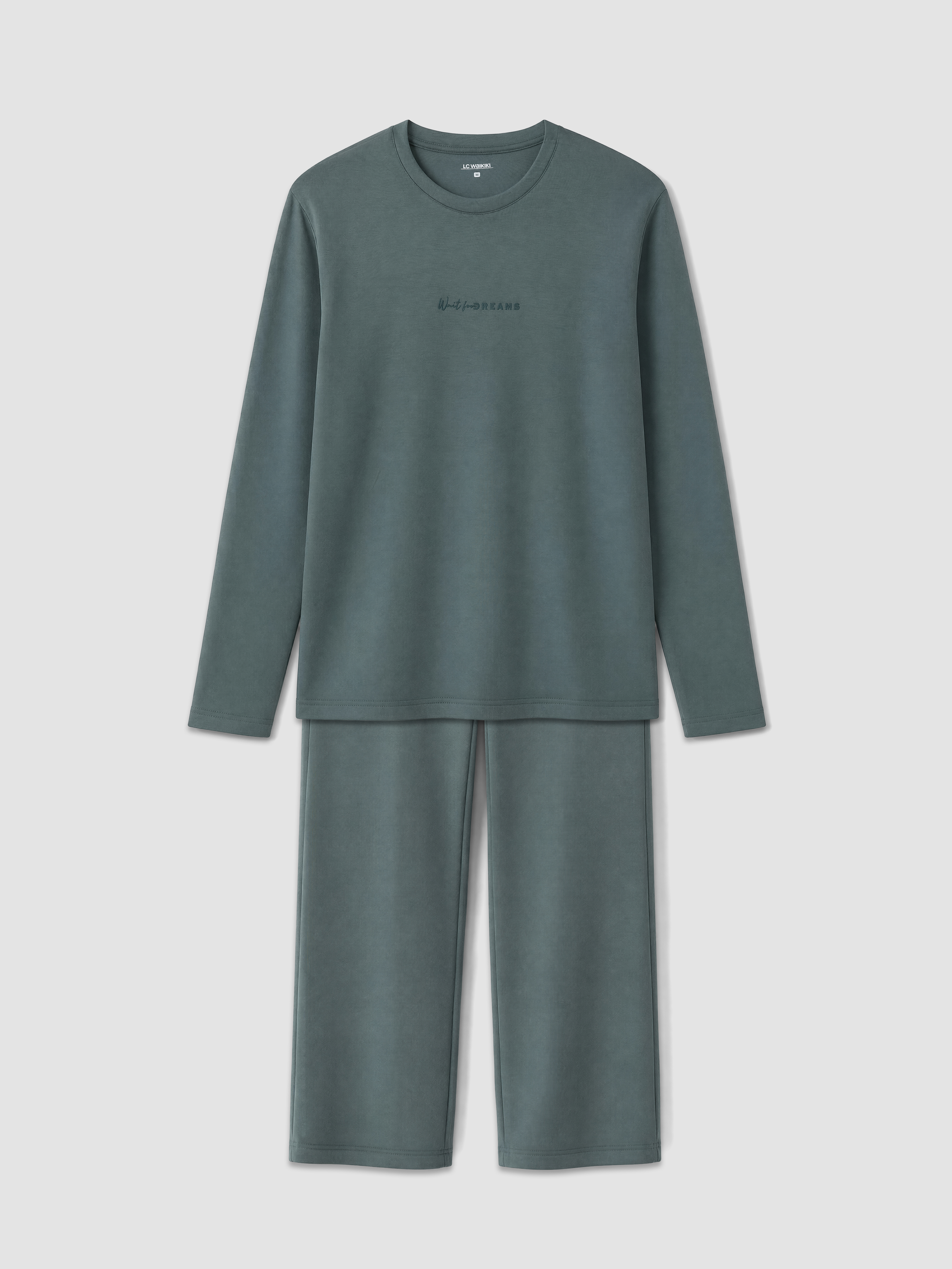 LC WAIKIKI Regular Fit Baskılı Erkek Pijama Takımı görsel 5